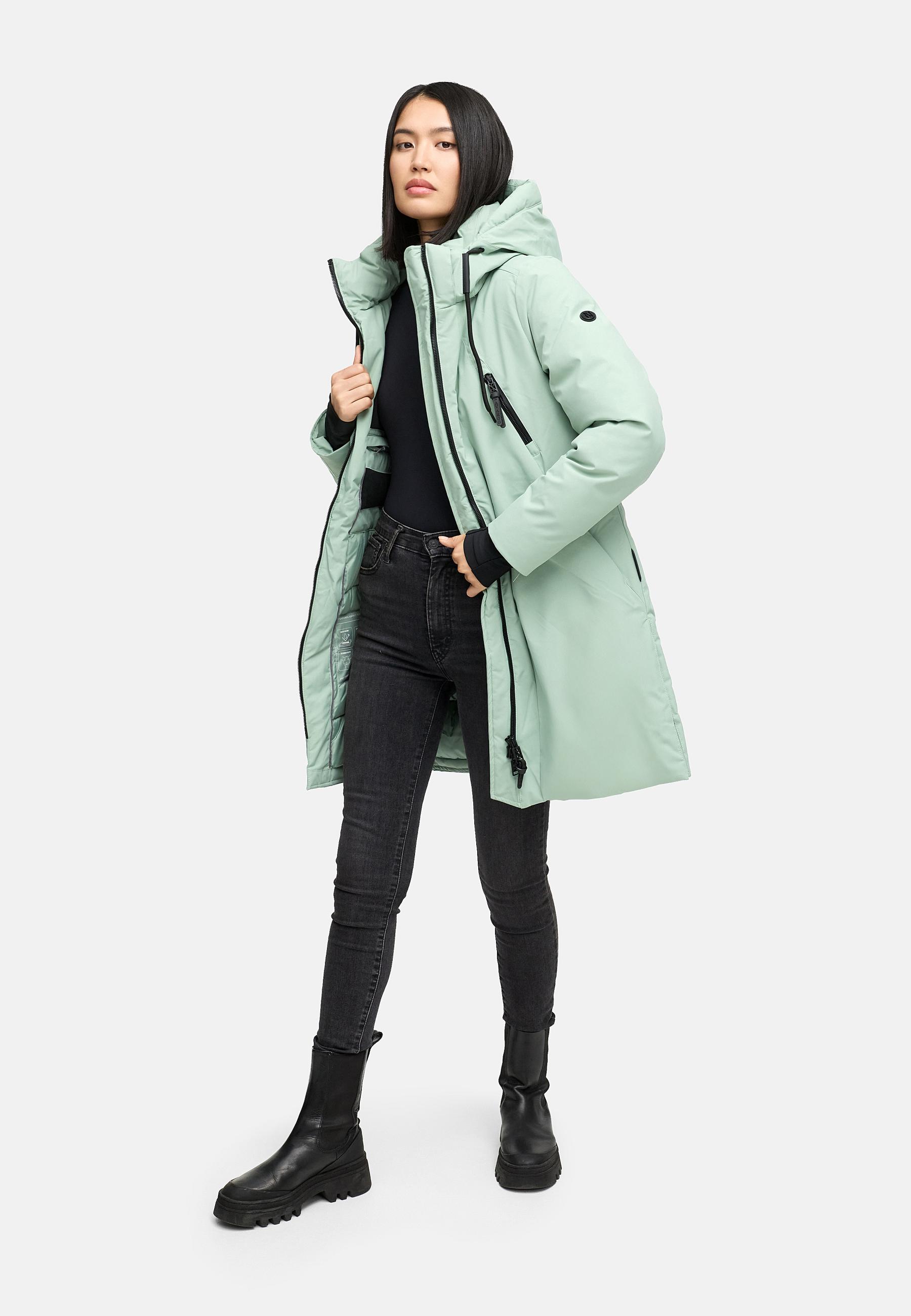 Warmer Mantel "Winterzart 14" Smokey Mint