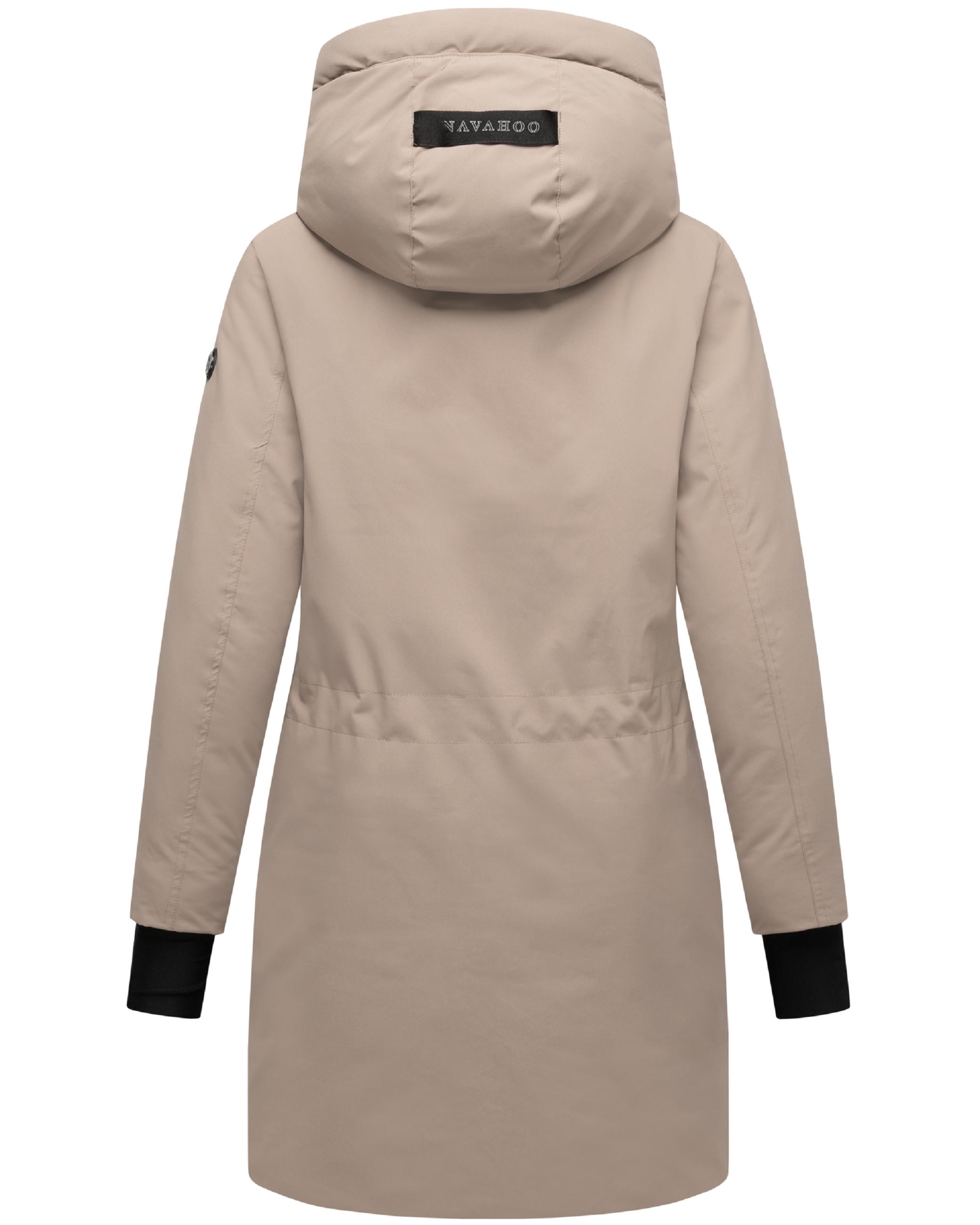 Warmer Mantel "Winterzart 14" Taupe Grey