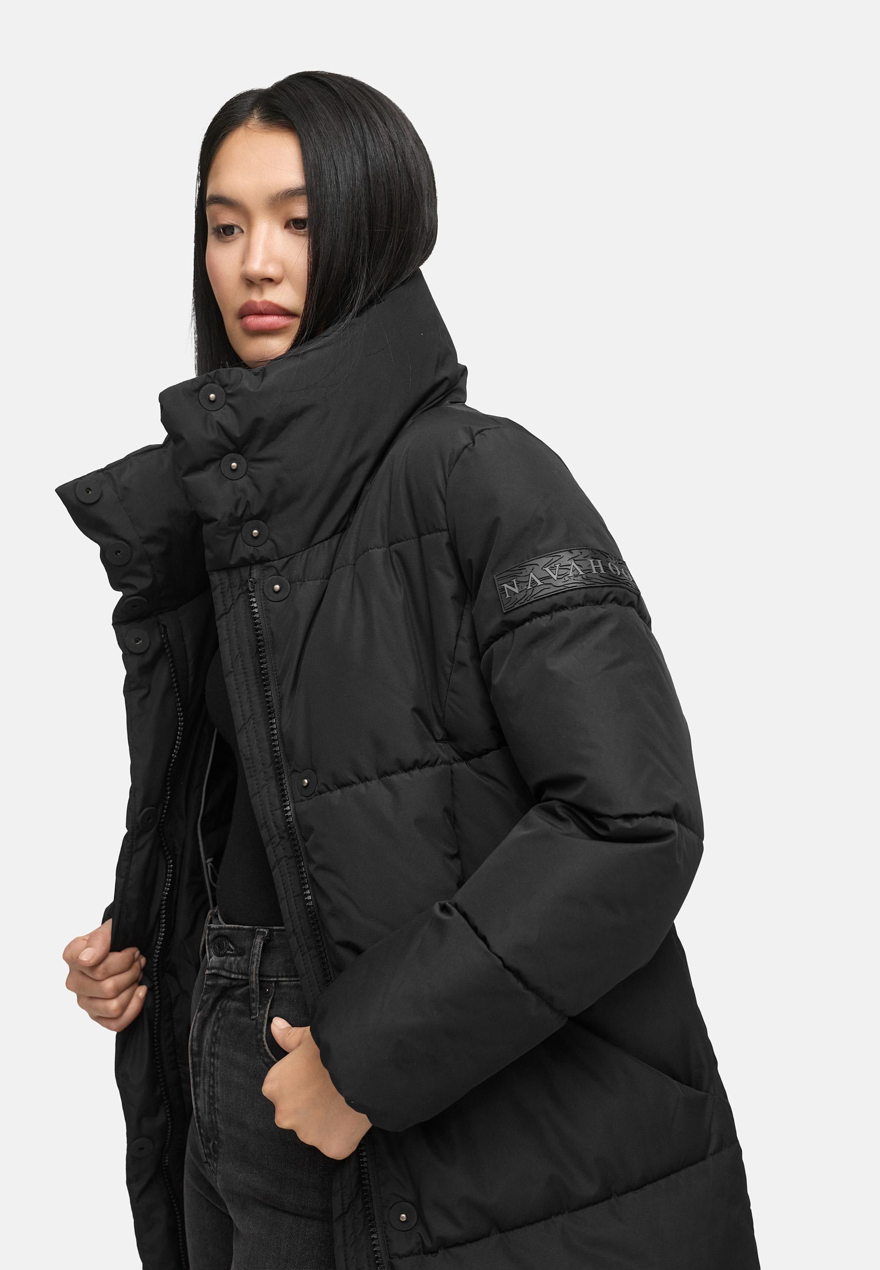Winter Steppmantel "Wolkenkuss 14" Black