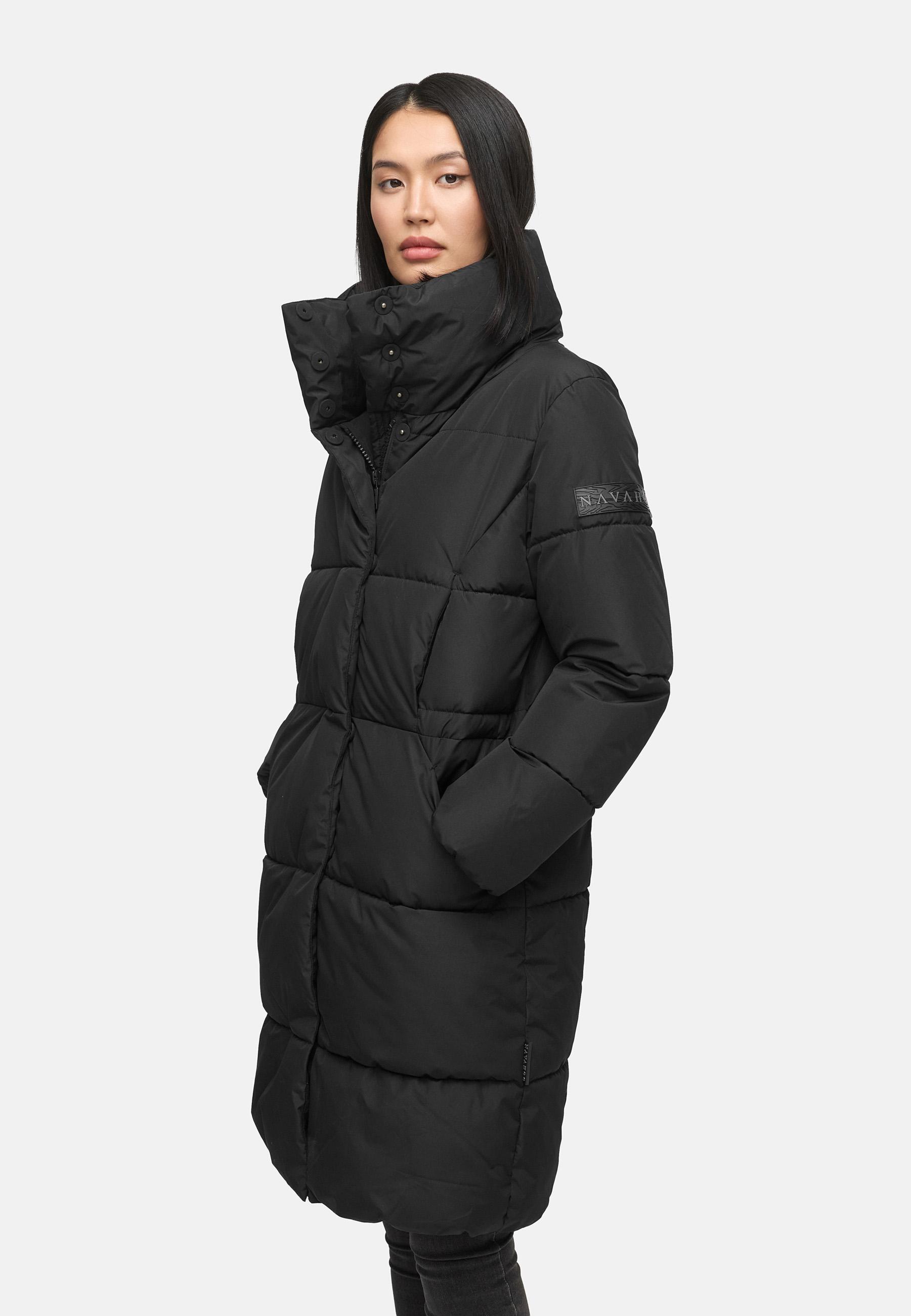 Winter Steppmantel "Wolkenkuss 14" Black