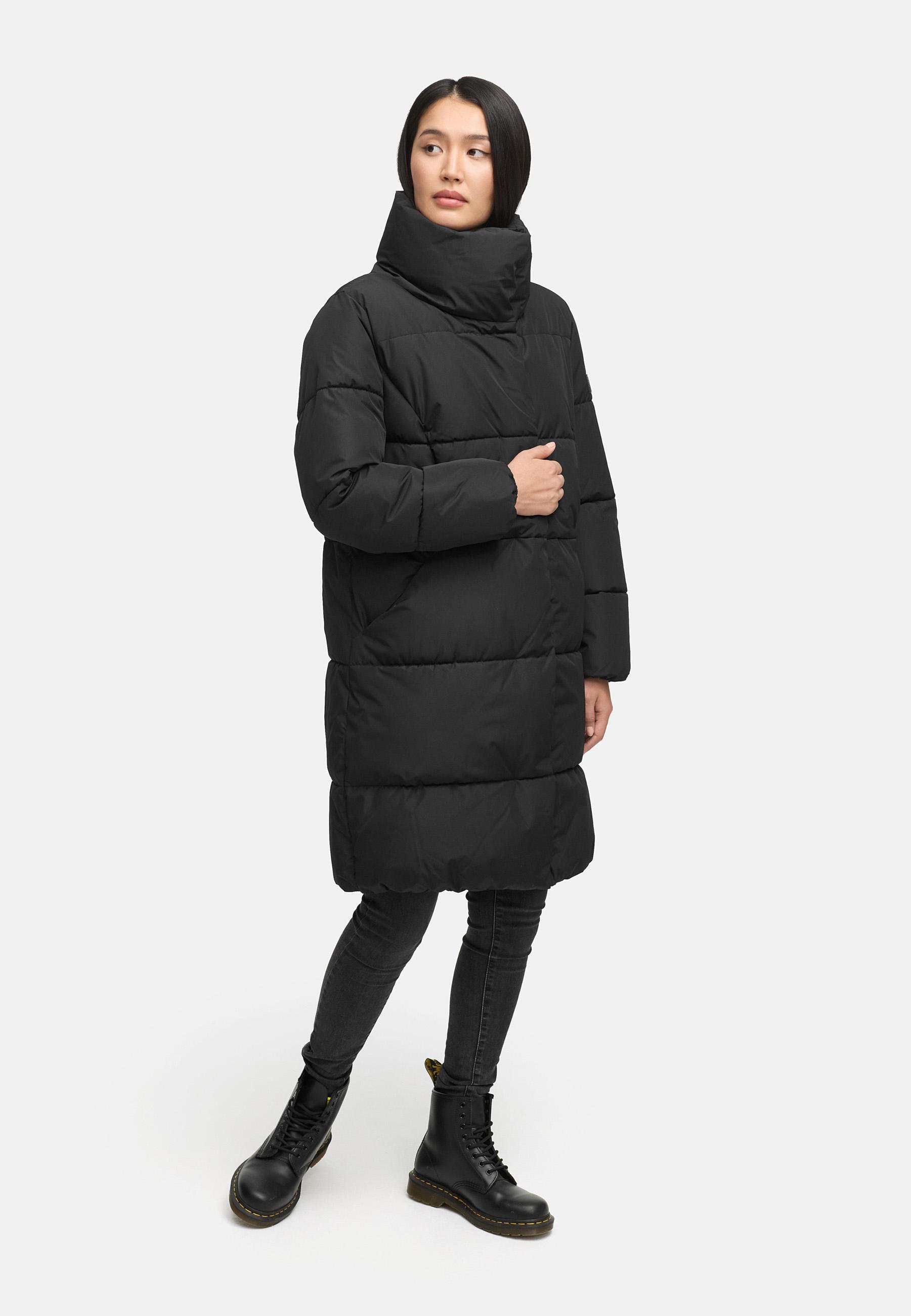 Winter Steppmantel "Wolkenkuss 14" Black