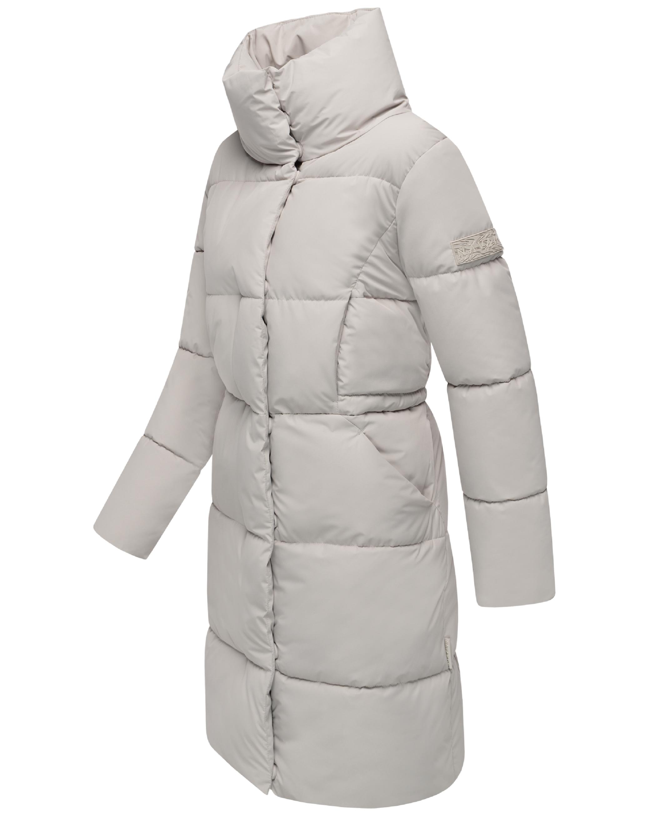 Winter Steppmantel "Wolkenkuss 14" Bone