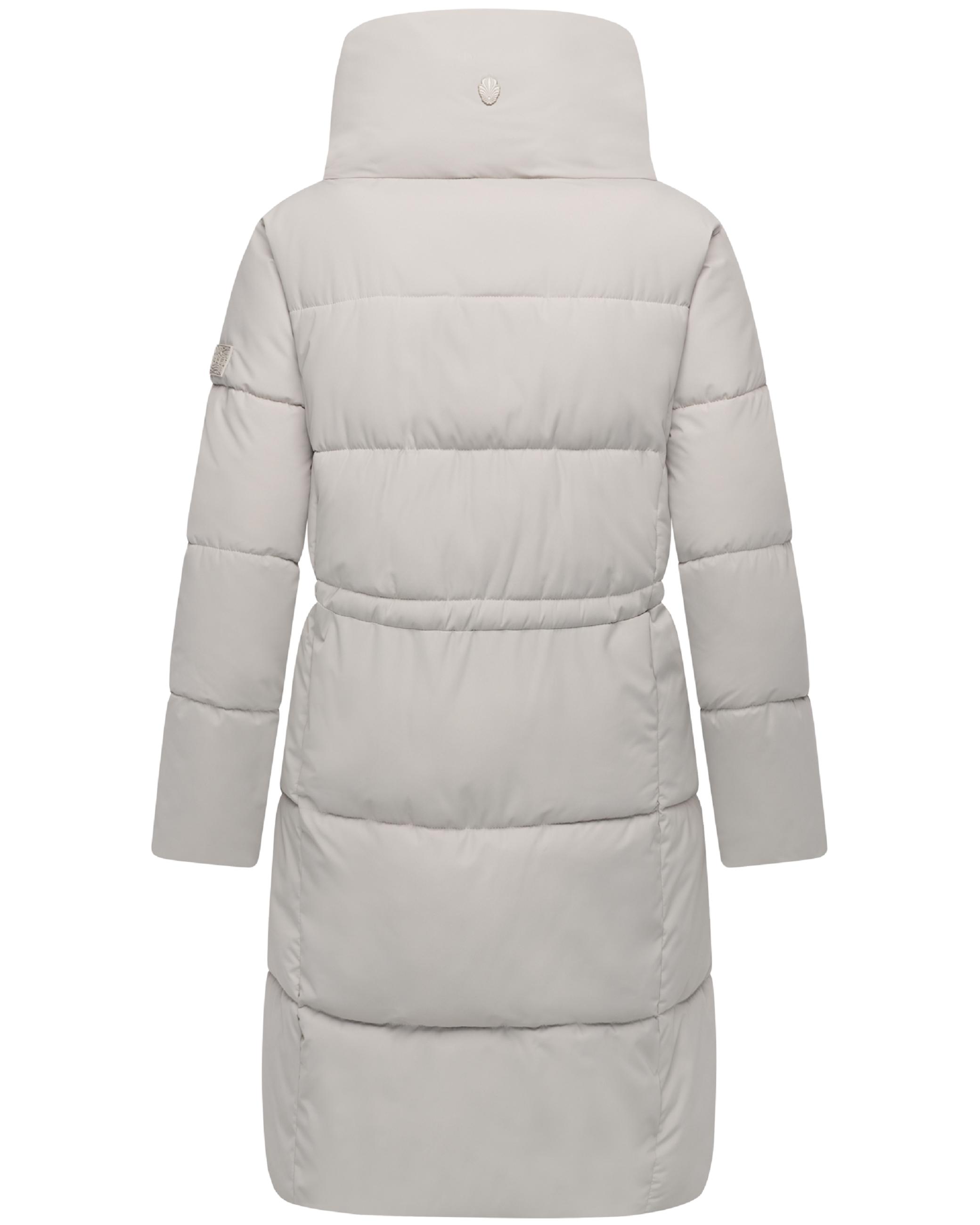 Winter Steppmantel "Wolkenkuss 14" Bone