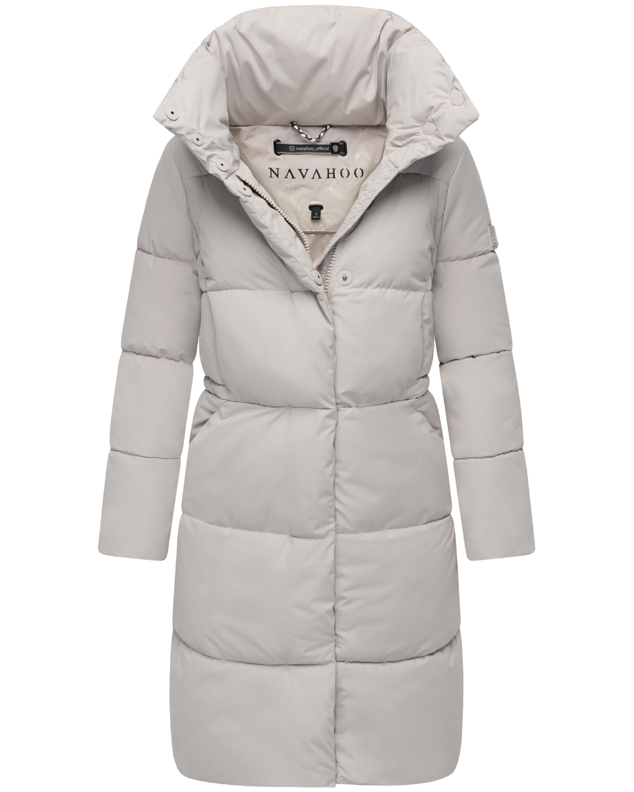 Winter Steppmantel "Wolkenkuss 14" Bone