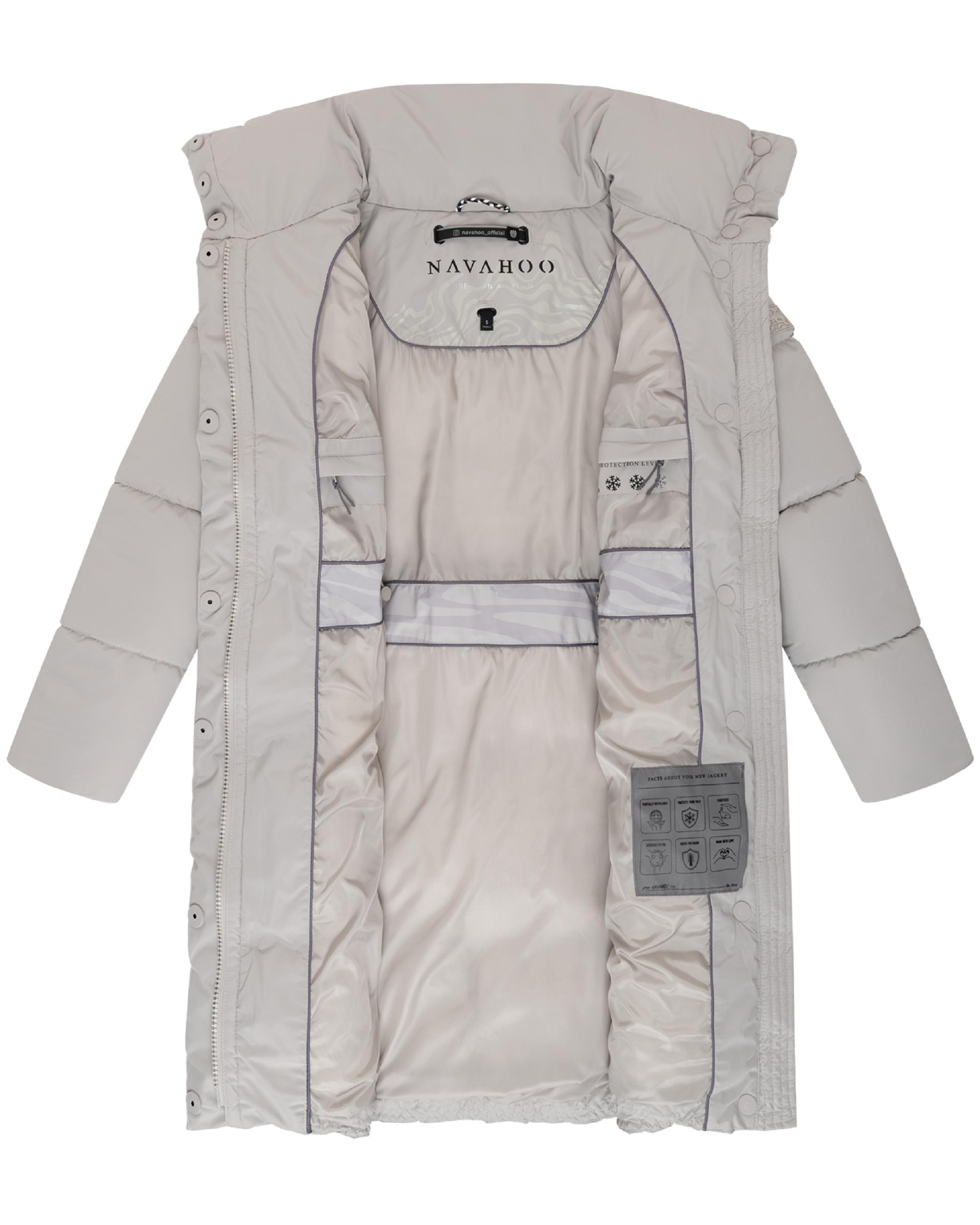 Winter Steppmantel "Wolkenkuss 14" Bone