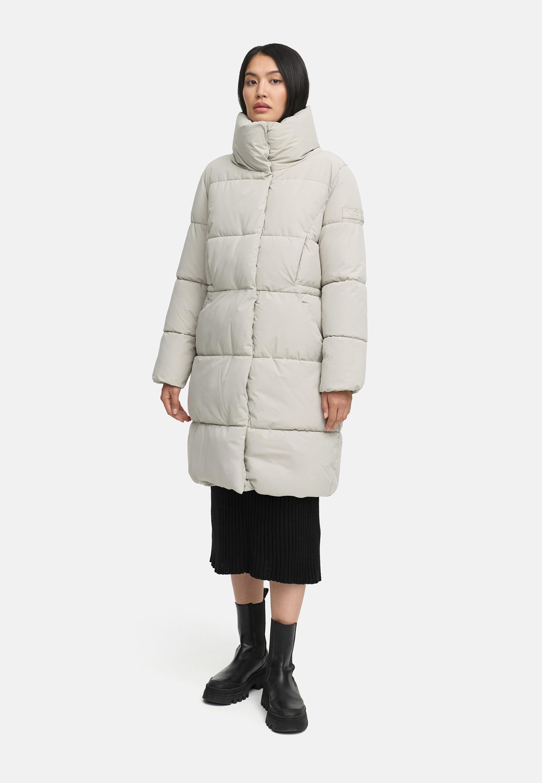 Winter Steppmantel "Wolkenkuss 14" Bone