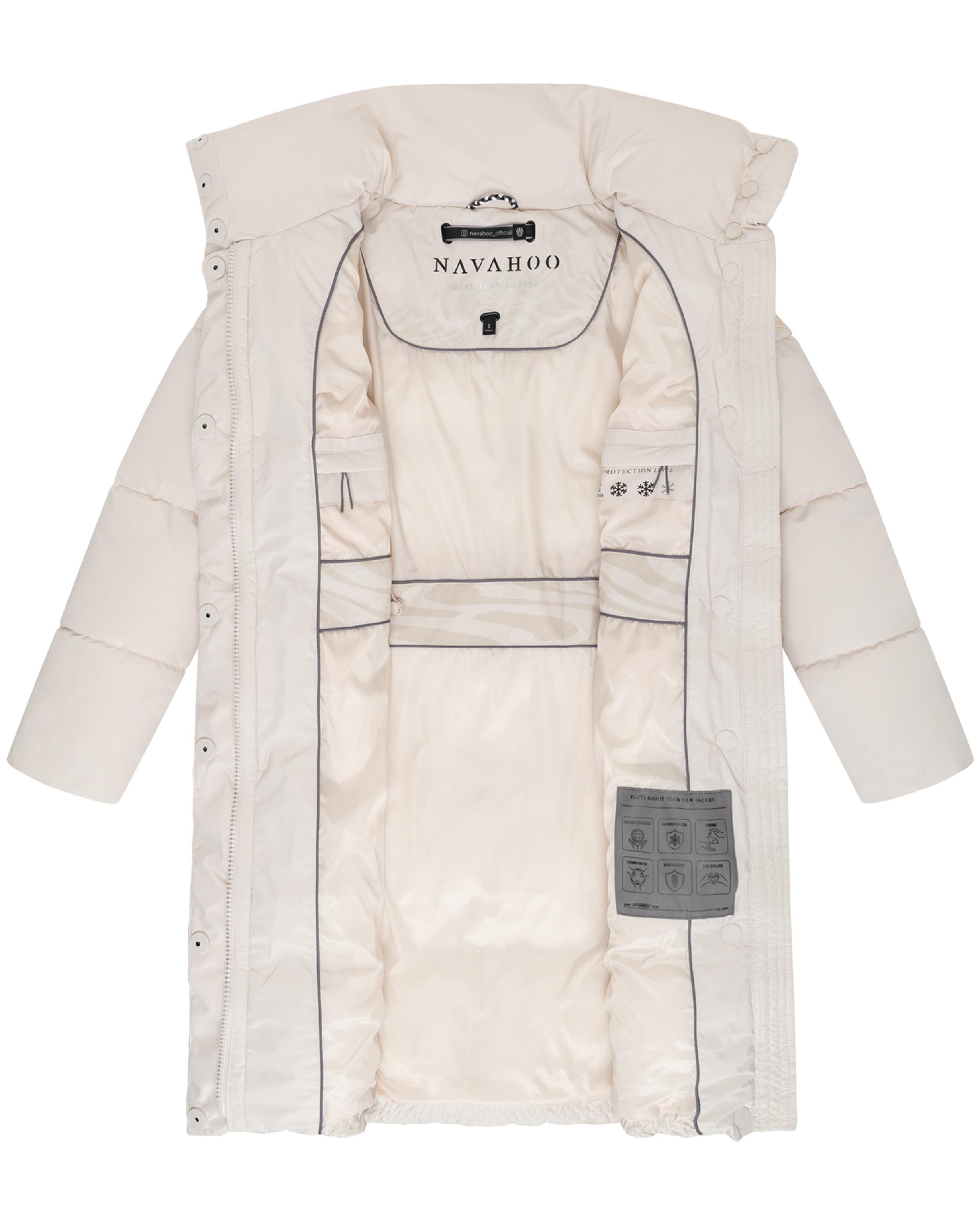 Winter Steppmantel "Wolkenkuss 14" Cream