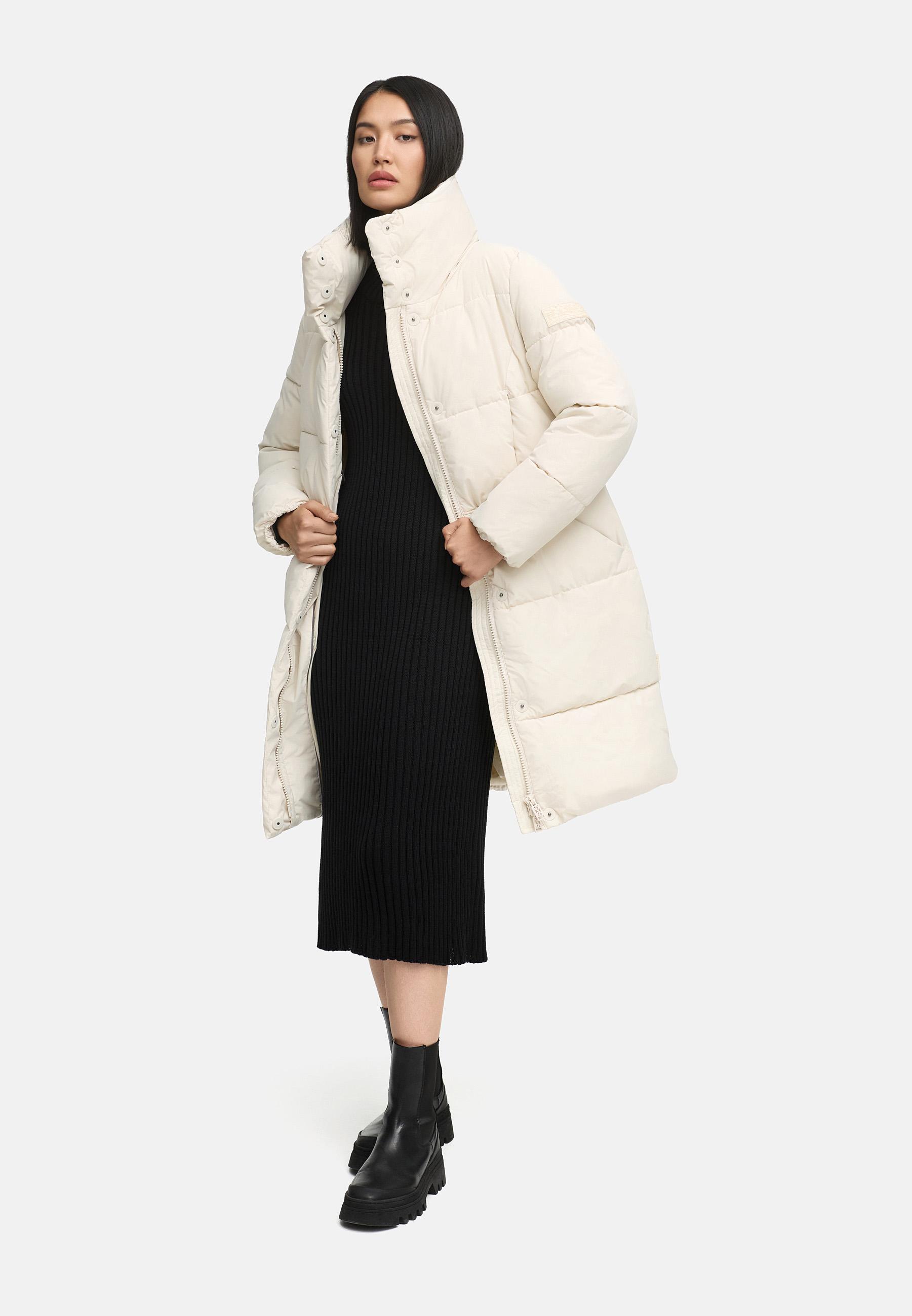 Winter Steppmantel "Wolkenkuss 14" Cream