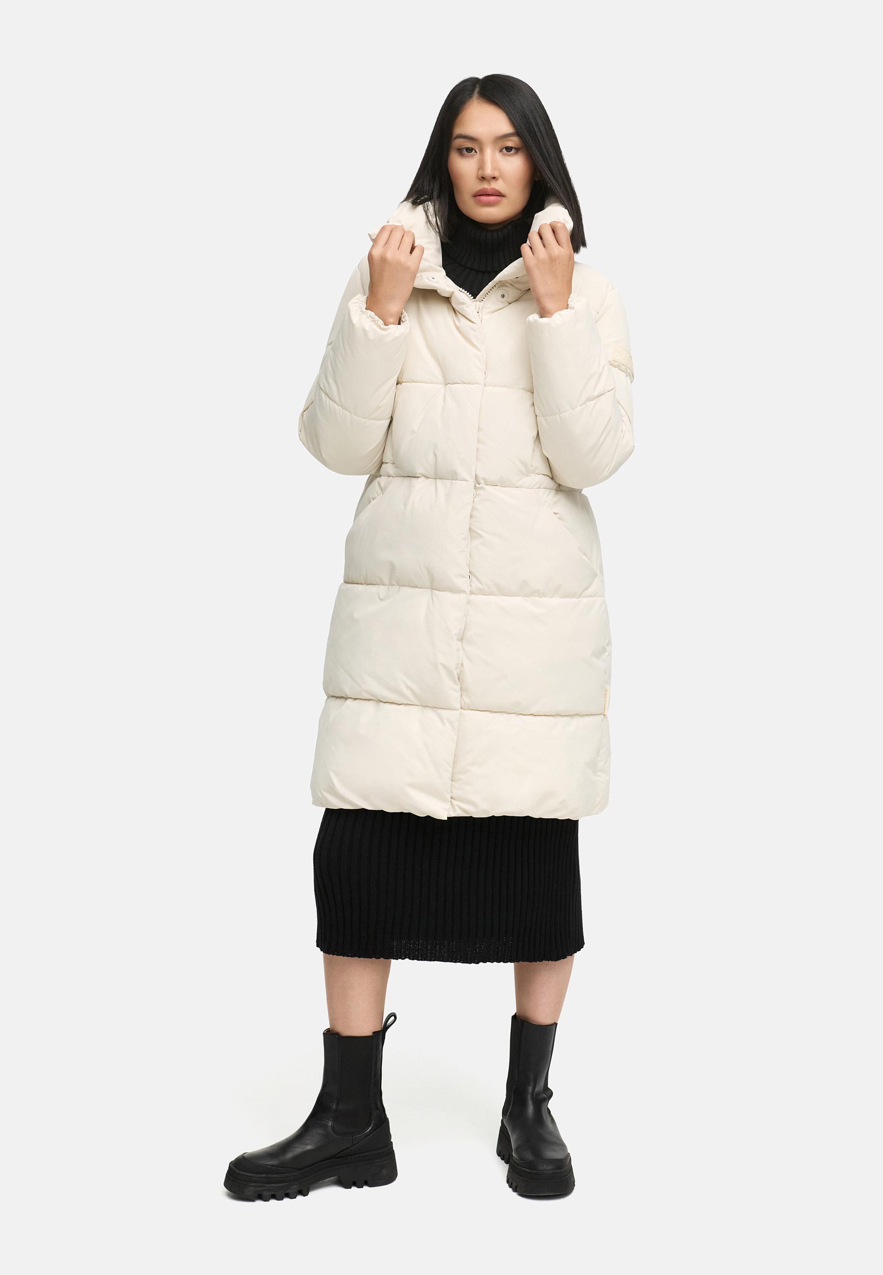 Winter Steppmantel "Wolkenkuss 14" Cream