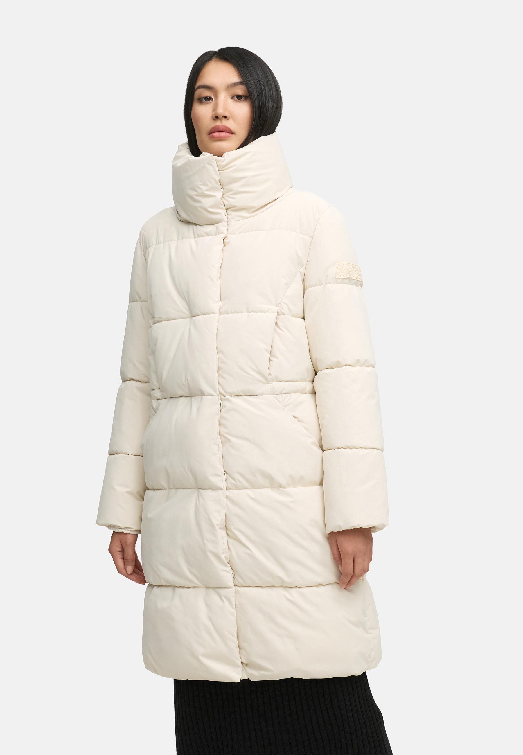 Winter Steppmantel "Wolkenkuss 14" Cream
