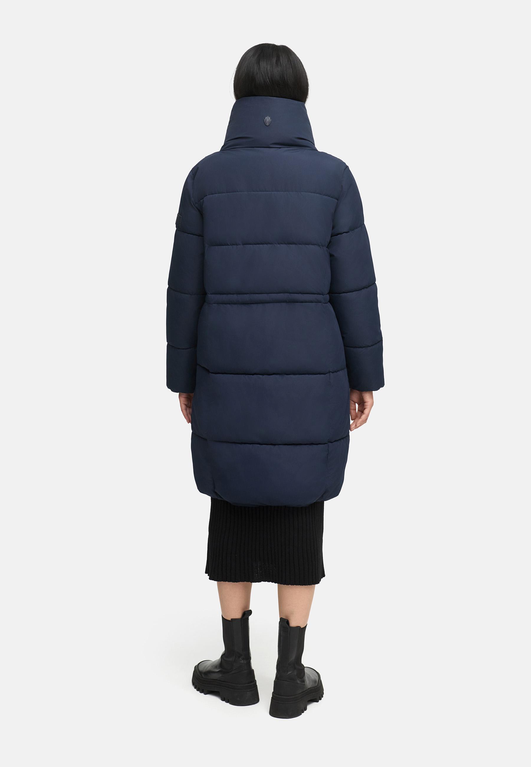 Winter Steppmantel "Wolkenkuss 14" Navy