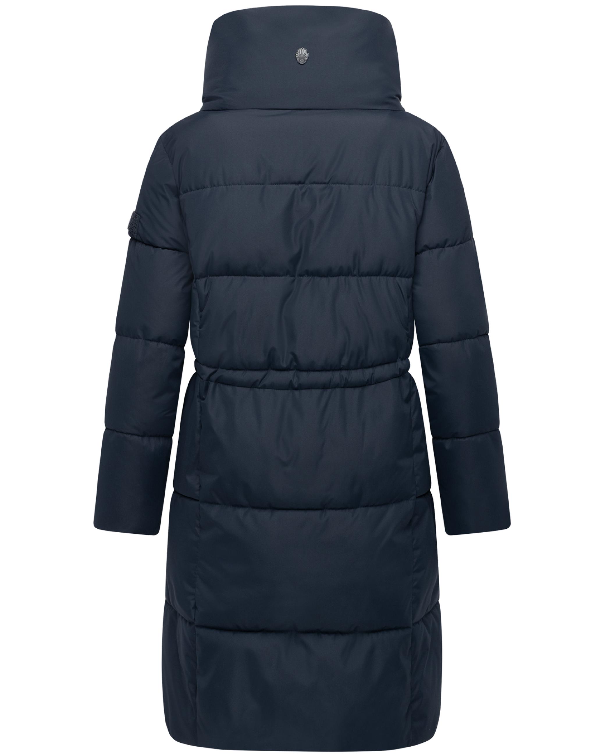 Winter Steppmantel "Wolkenkuss 14" Navy