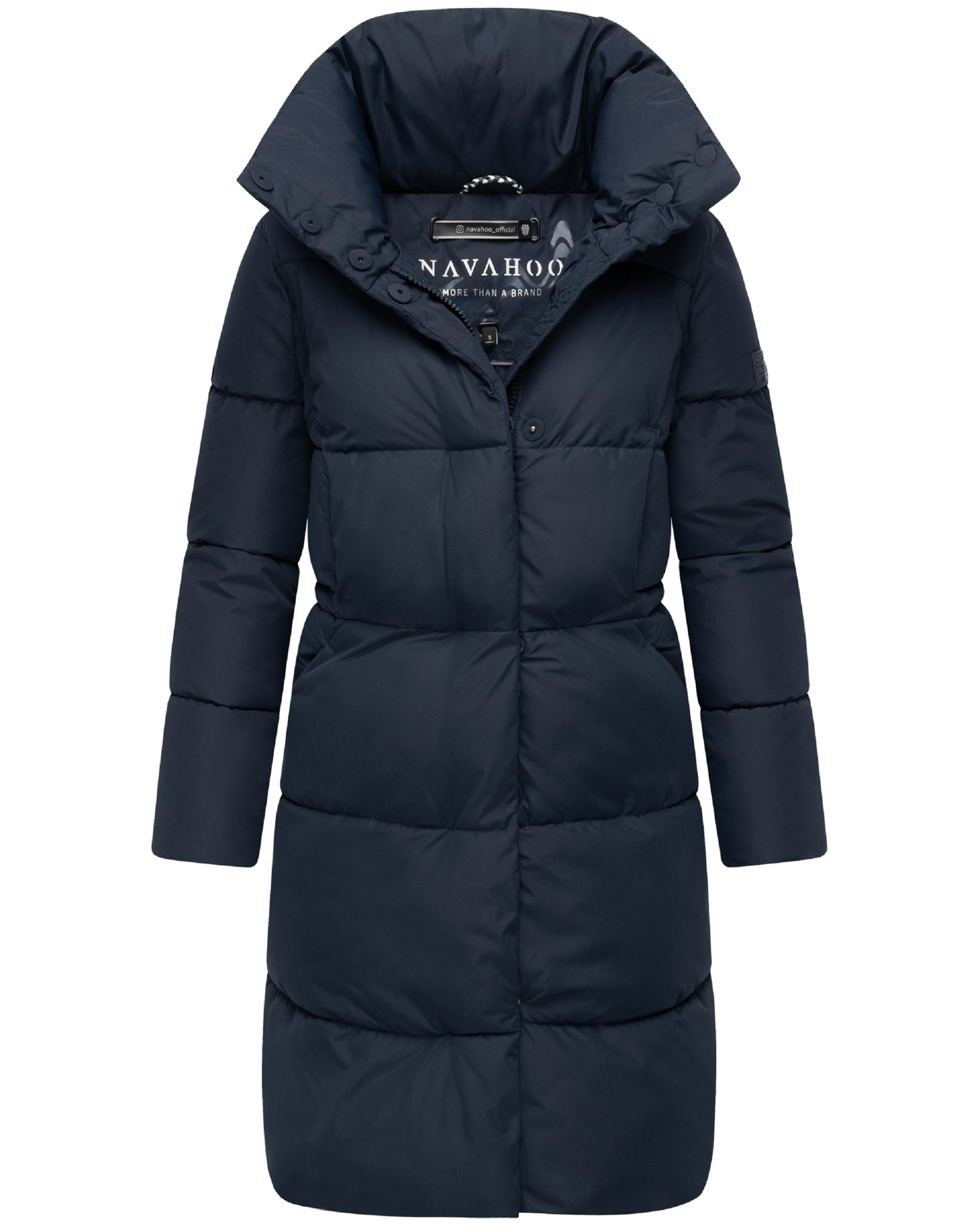 Winter Steppmantel "Wolkenkuss 14" Navy