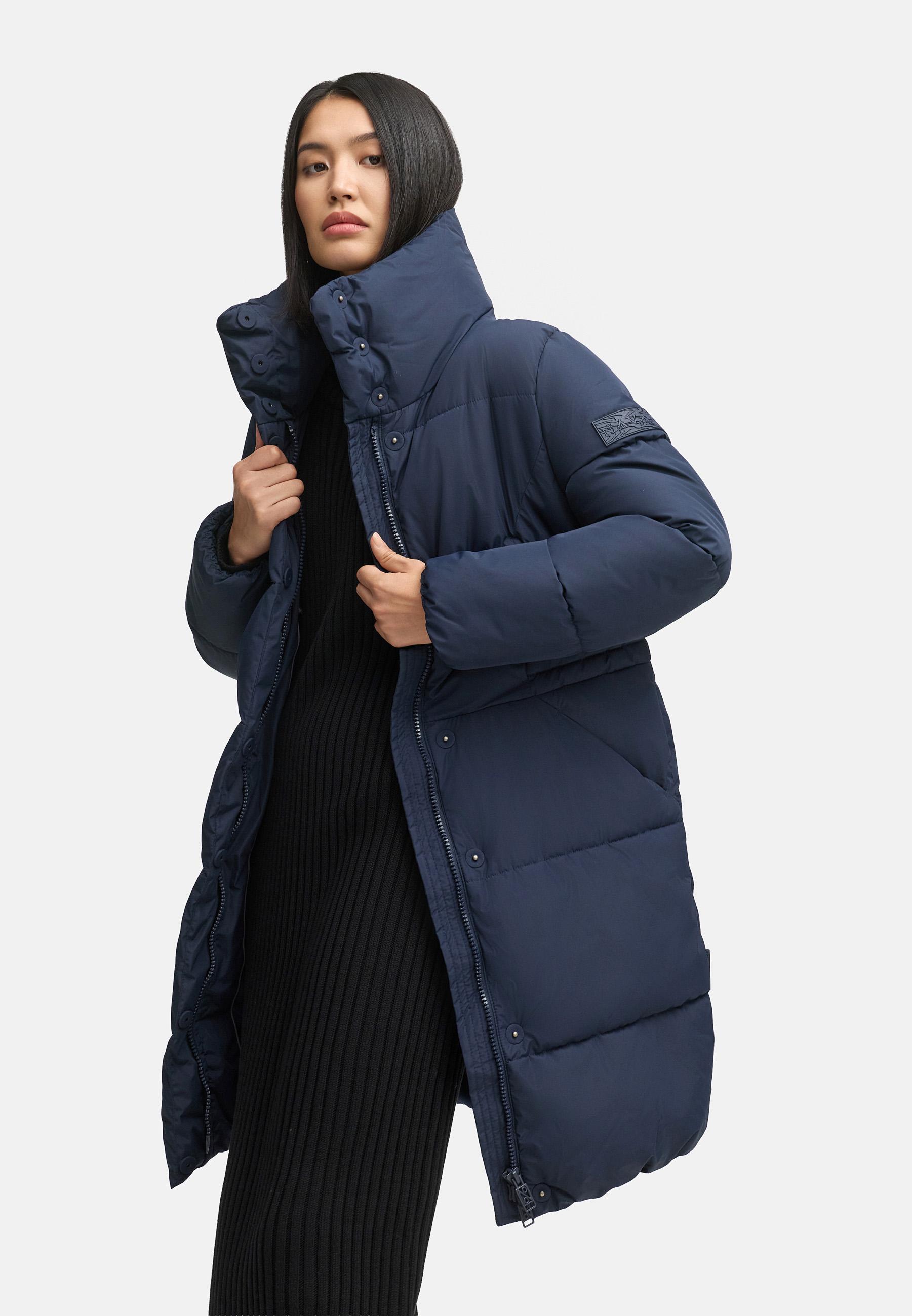 Winter Steppmantel "Wolkenkuss 14" Navy