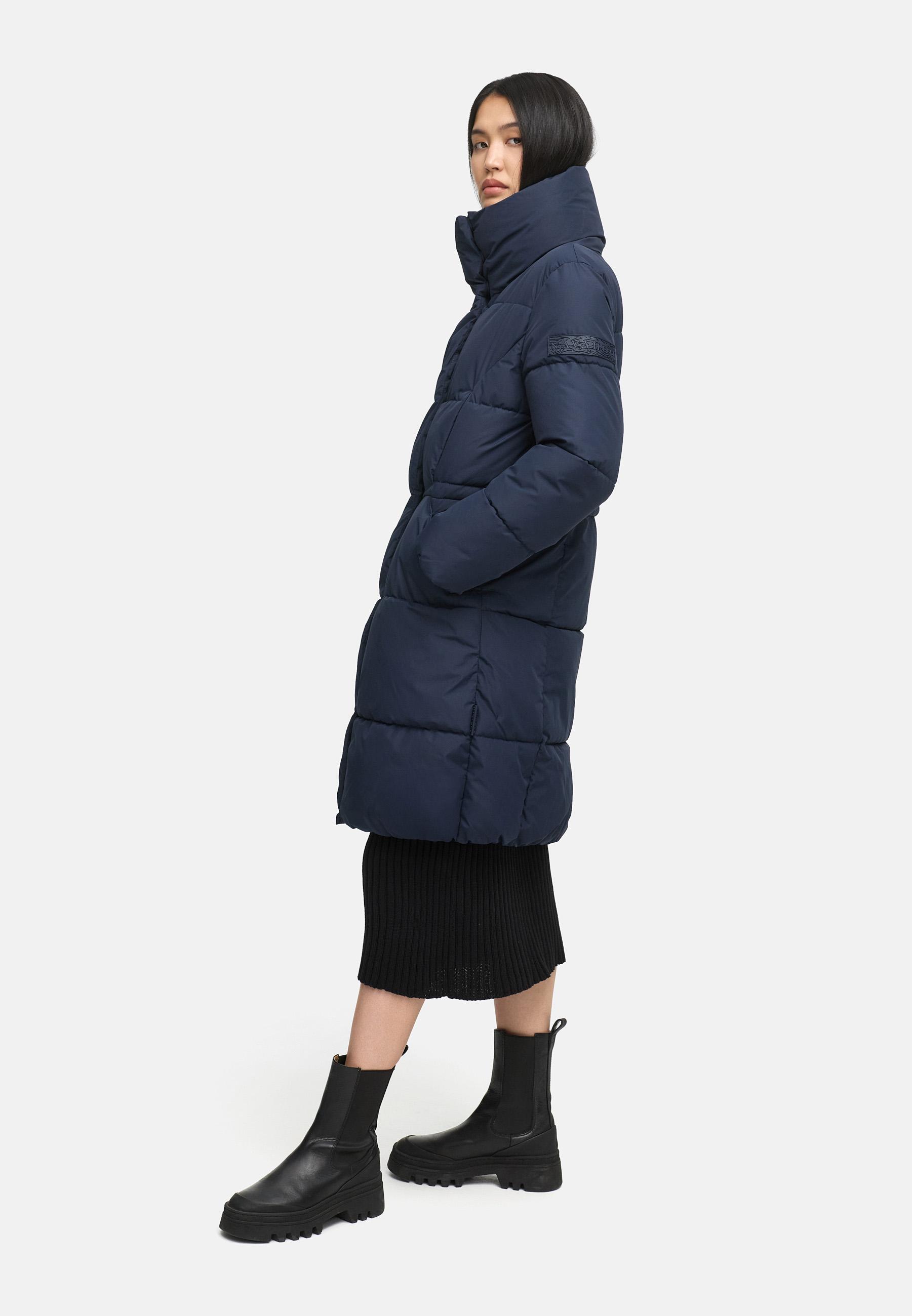 Winter Steppmantel "Wolkenkuss 14" Navy