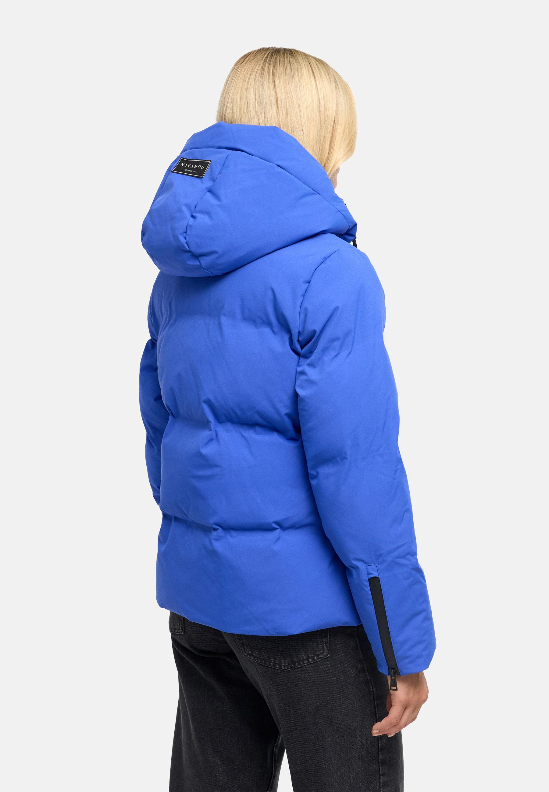 Warme Steppjacke mit verstellbarer Kapuze "Wolkentanz XIV" Galaxy Blue