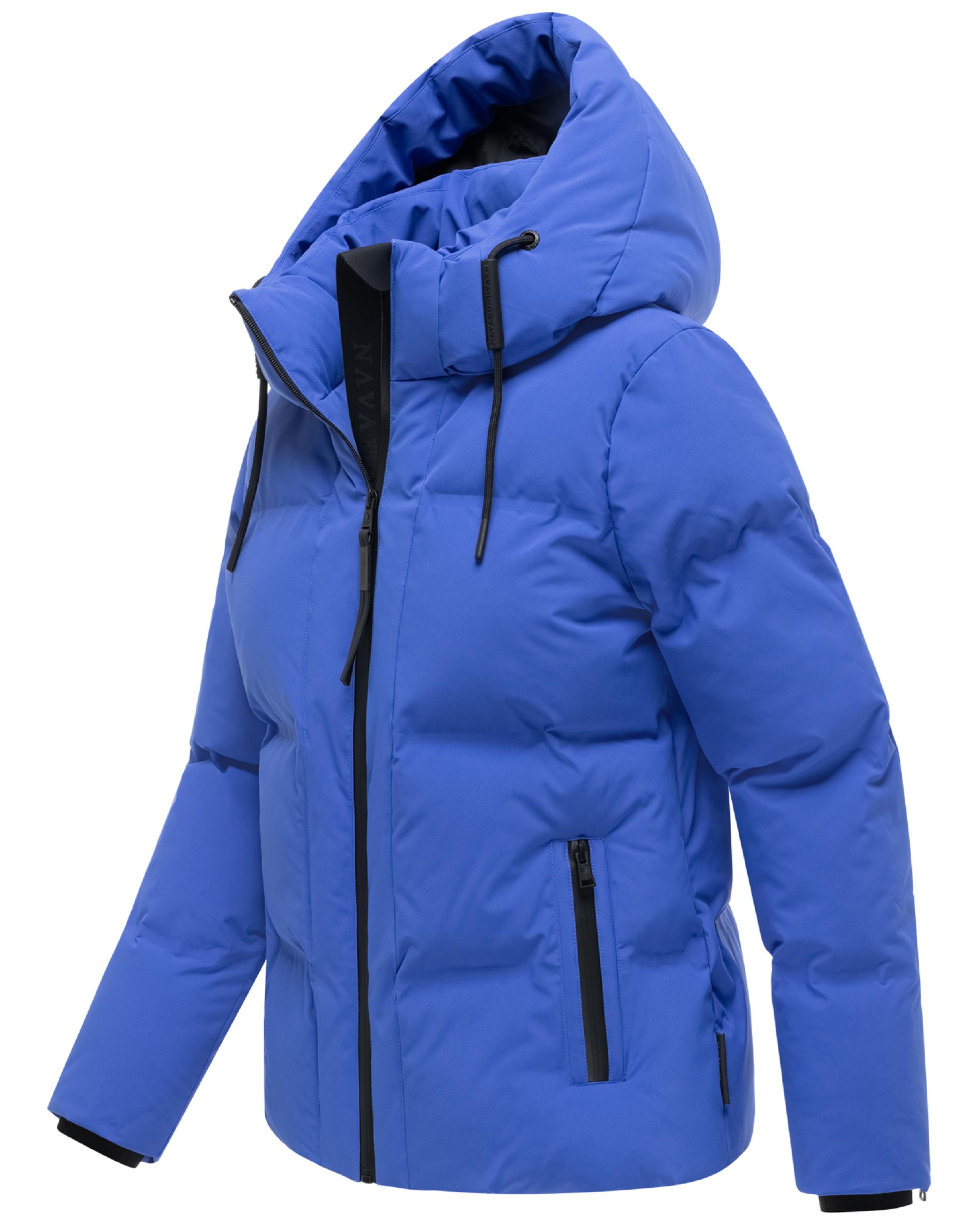 Warme Steppjacke mit verstellbarer Kapuze "Wolkentanz XIV" Galaxy Blue