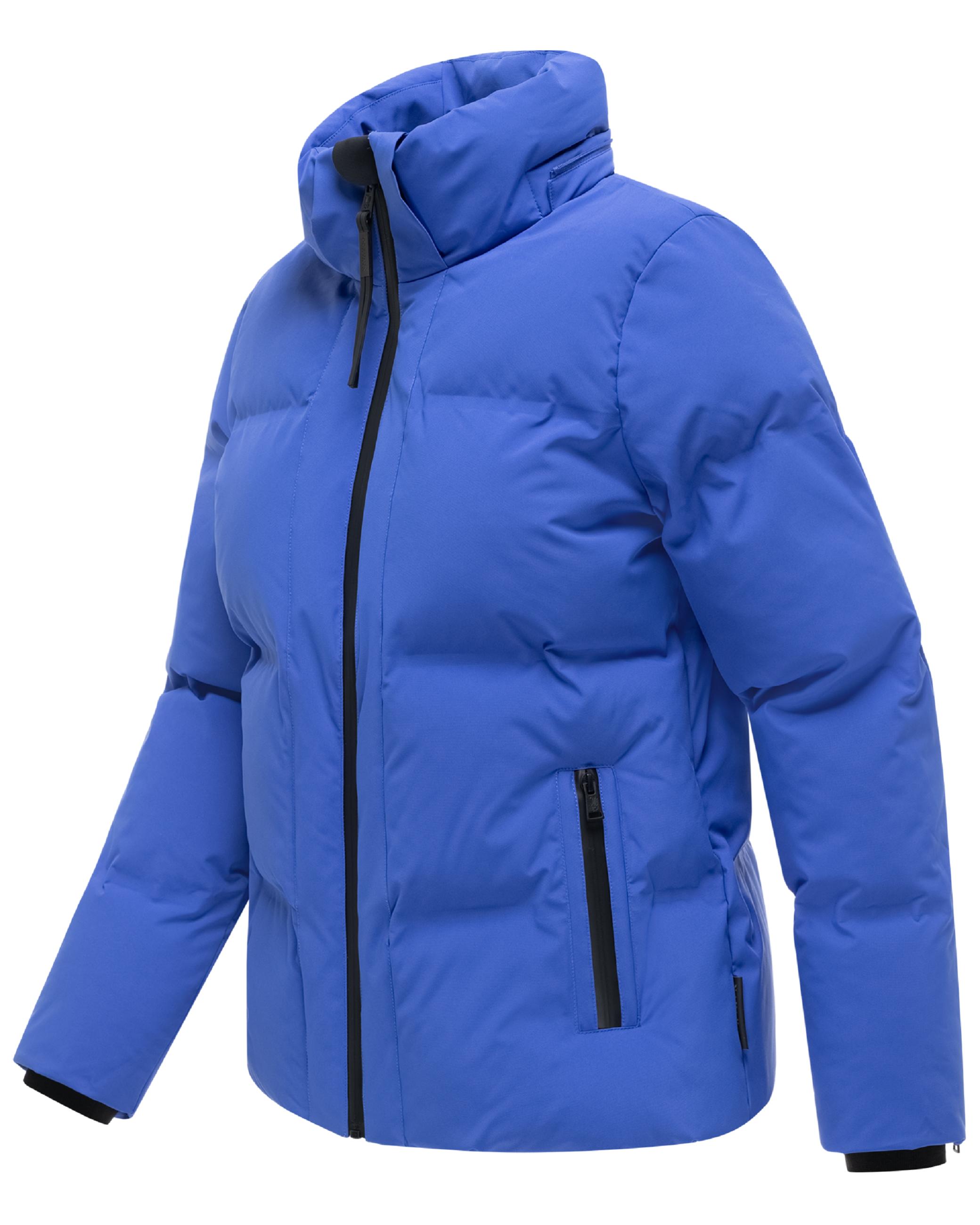 Warme Steppjacke mit verstellbarer Kapuze "Wolkentanz XIV" Galaxy Blue