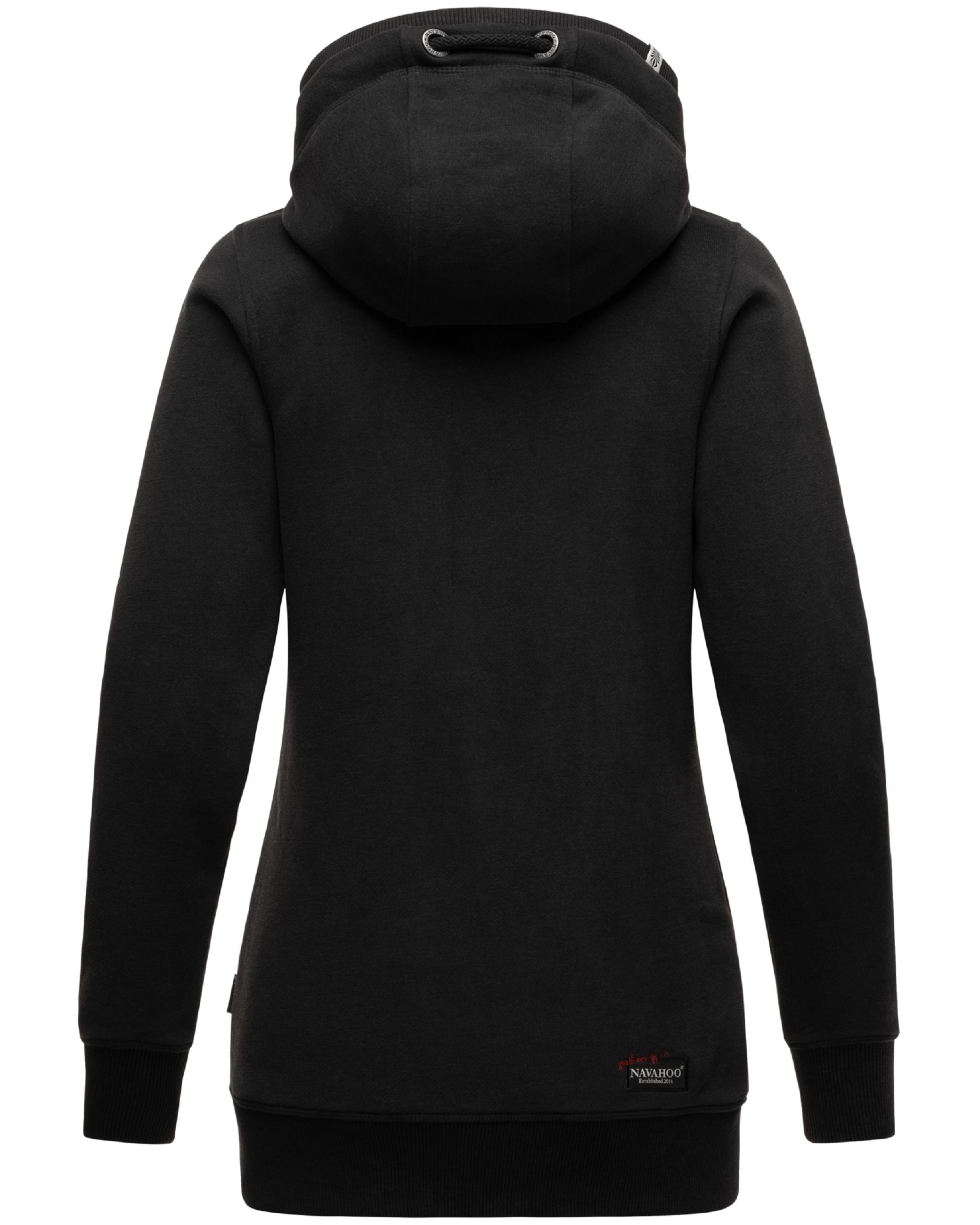 Langer Hoodie "Zauberelfe" Black