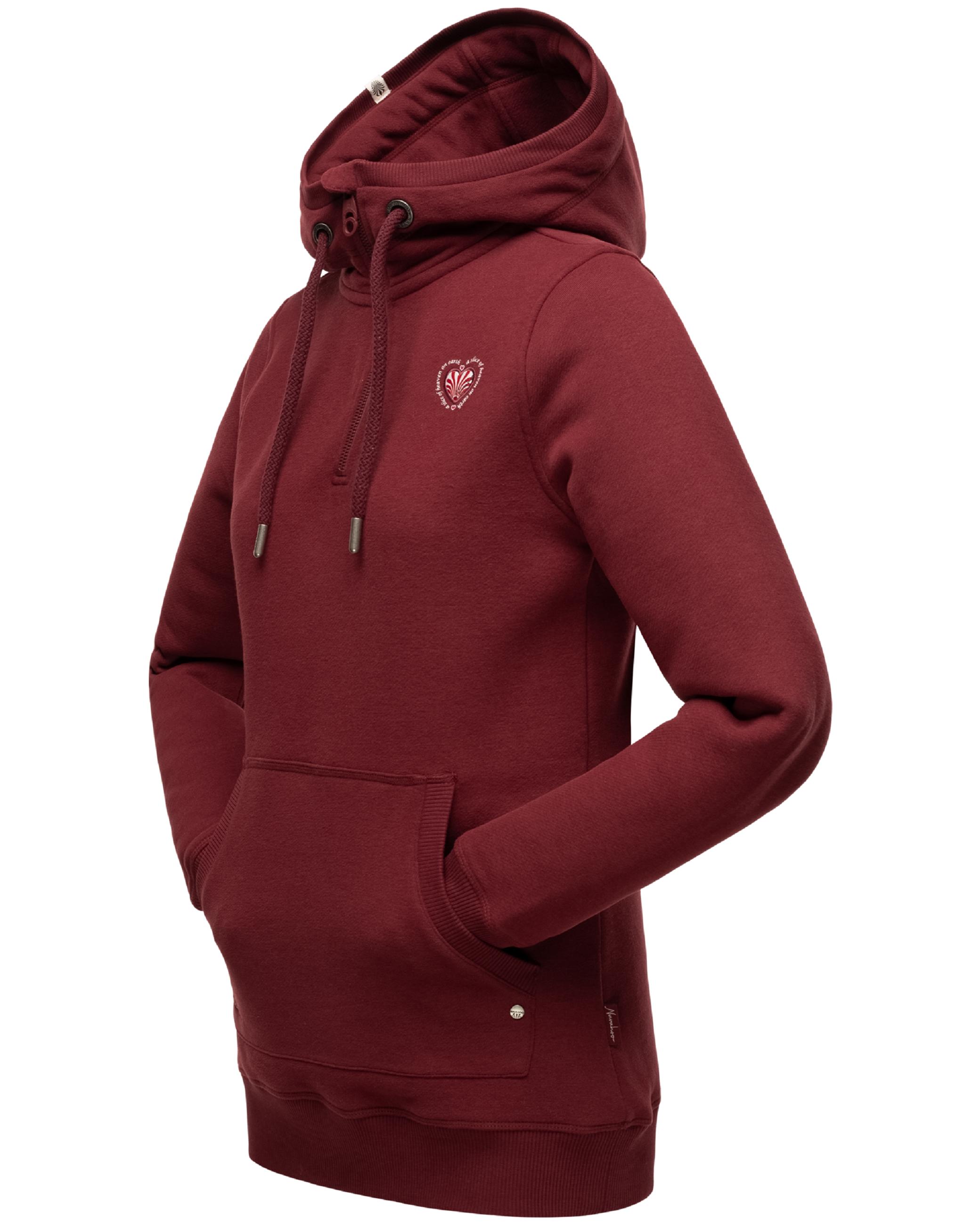 Langer Hoodie "Zauberelfe" Bordeaux