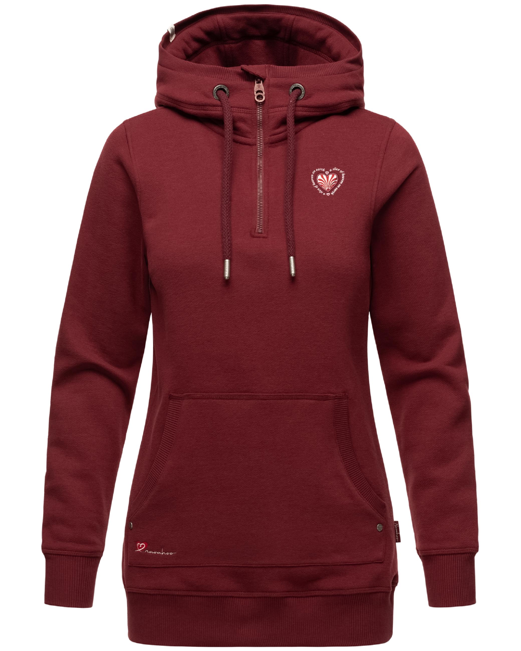 Langer Hoodie "Zauberelfe" Bordeaux