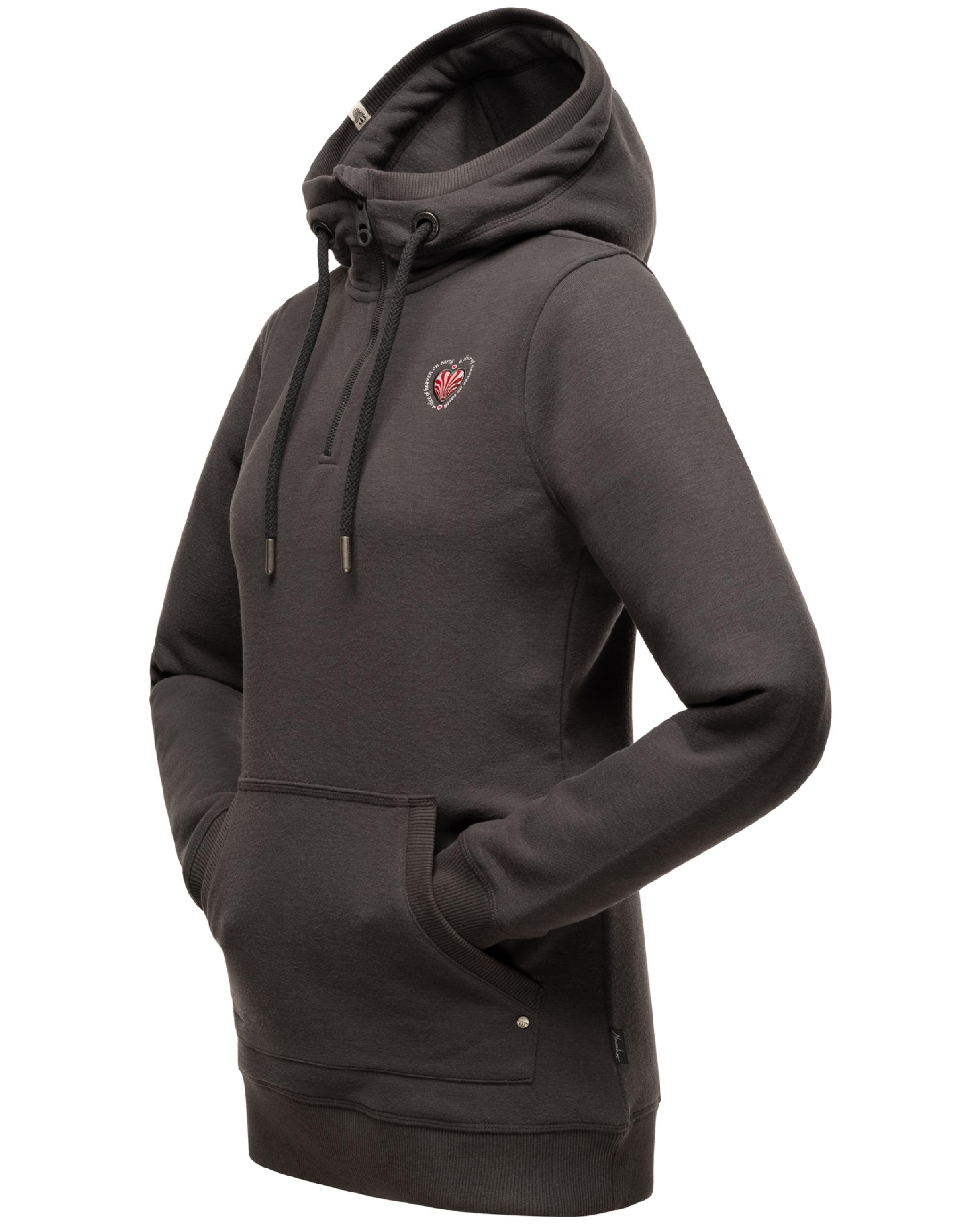 Langer Hoodie "Zauberelfe" Dark Grey