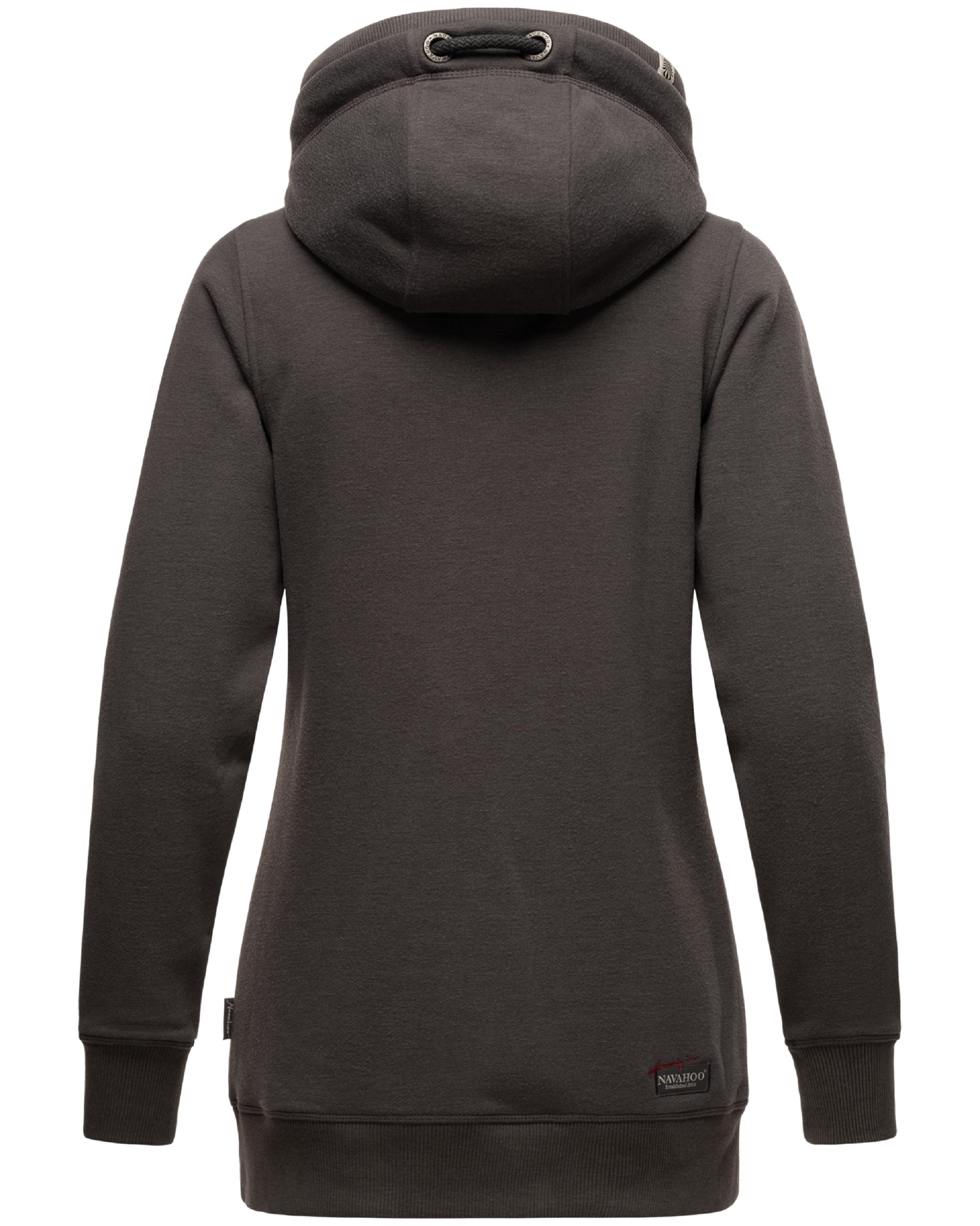 Langer Hoodie "Zauberelfe" Dark Grey