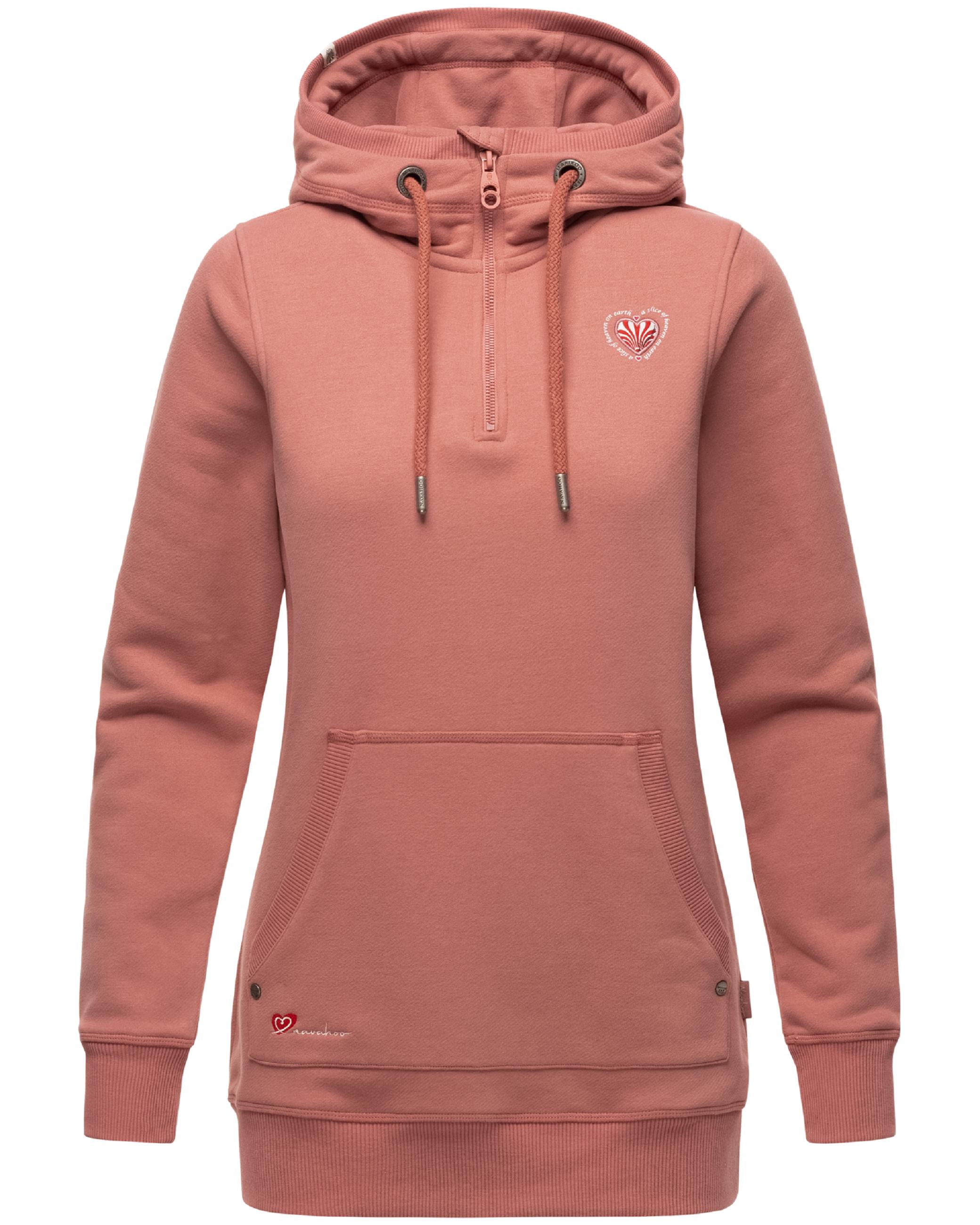 Langer Hoodie "Zauberelfe" Dusty Dark Rose