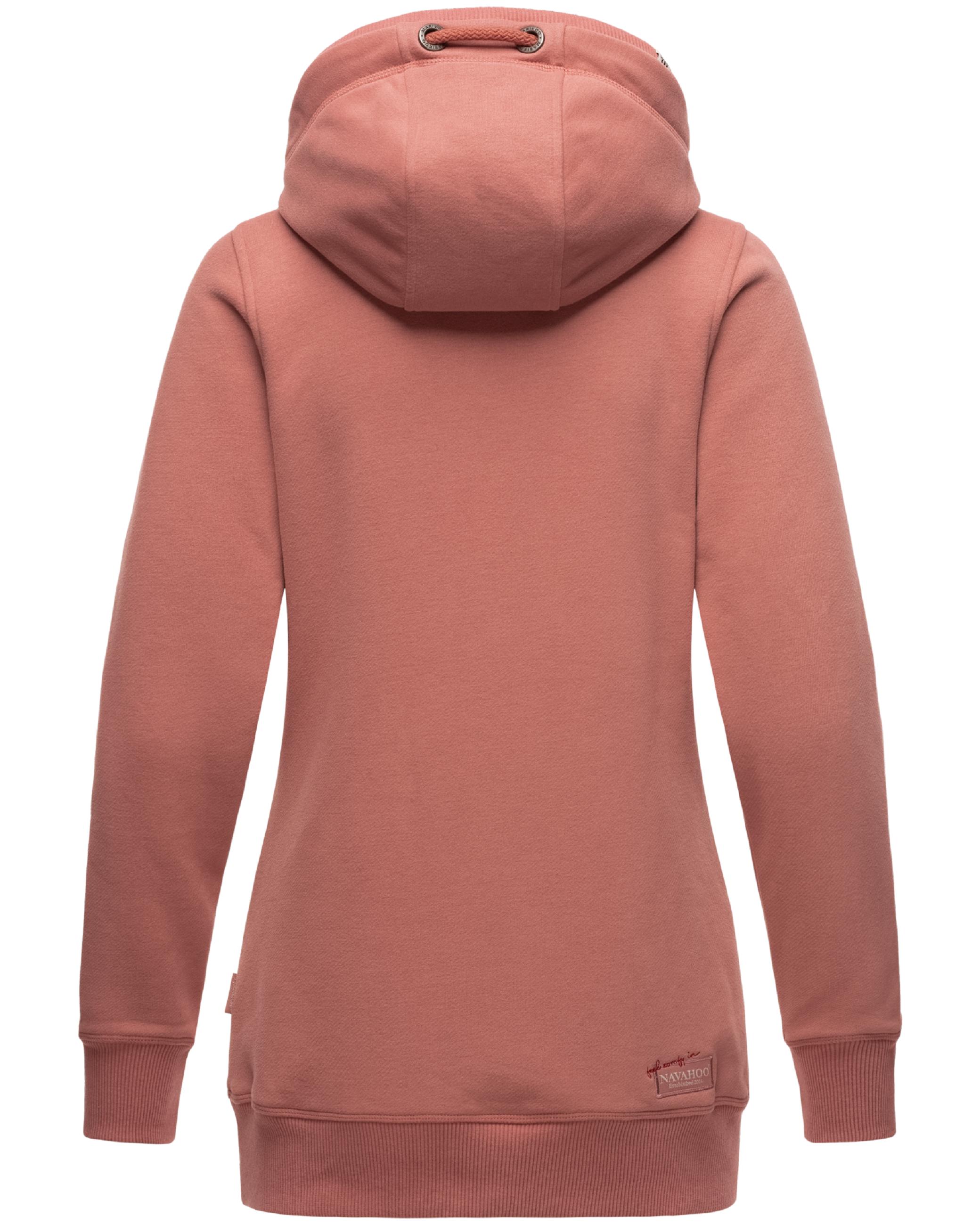 Langer Hoodie "Zauberelfe" Dusty Dark Rose