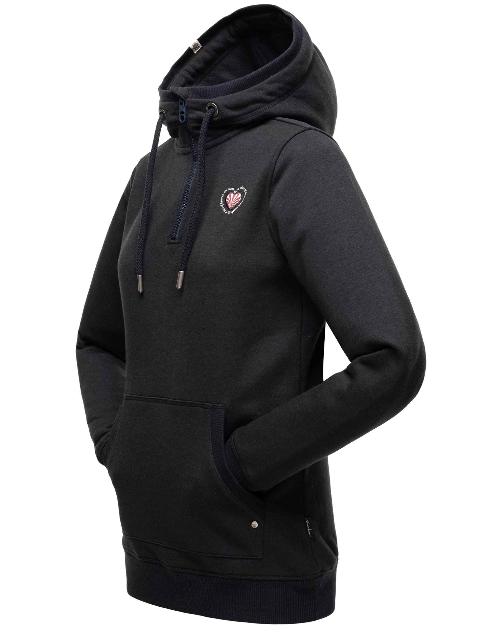 Langer Hoodie "Zauberelfe" Navy