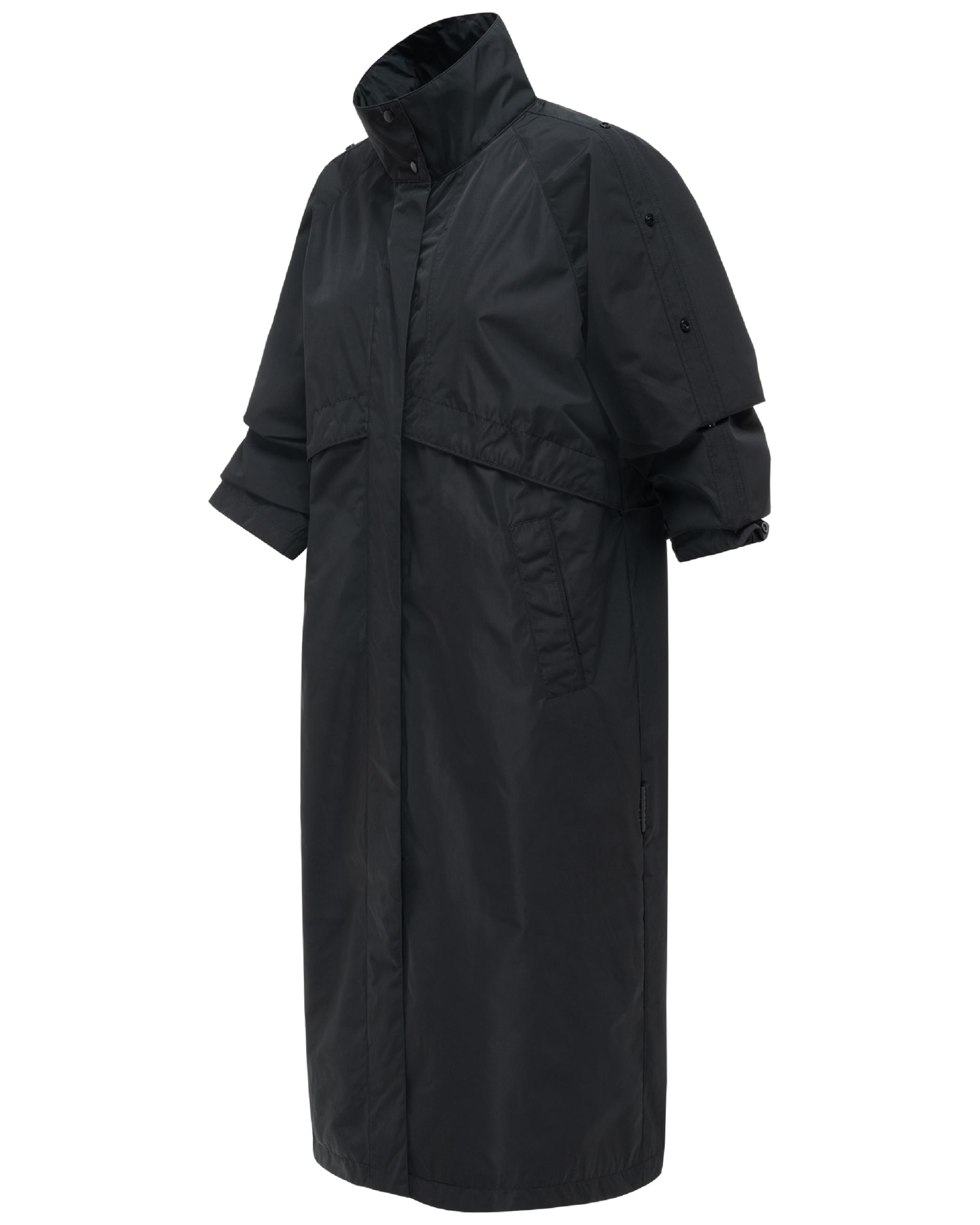 oversized Parka mit krempelbaren Ärmeln "Zenblüte 14" Black
