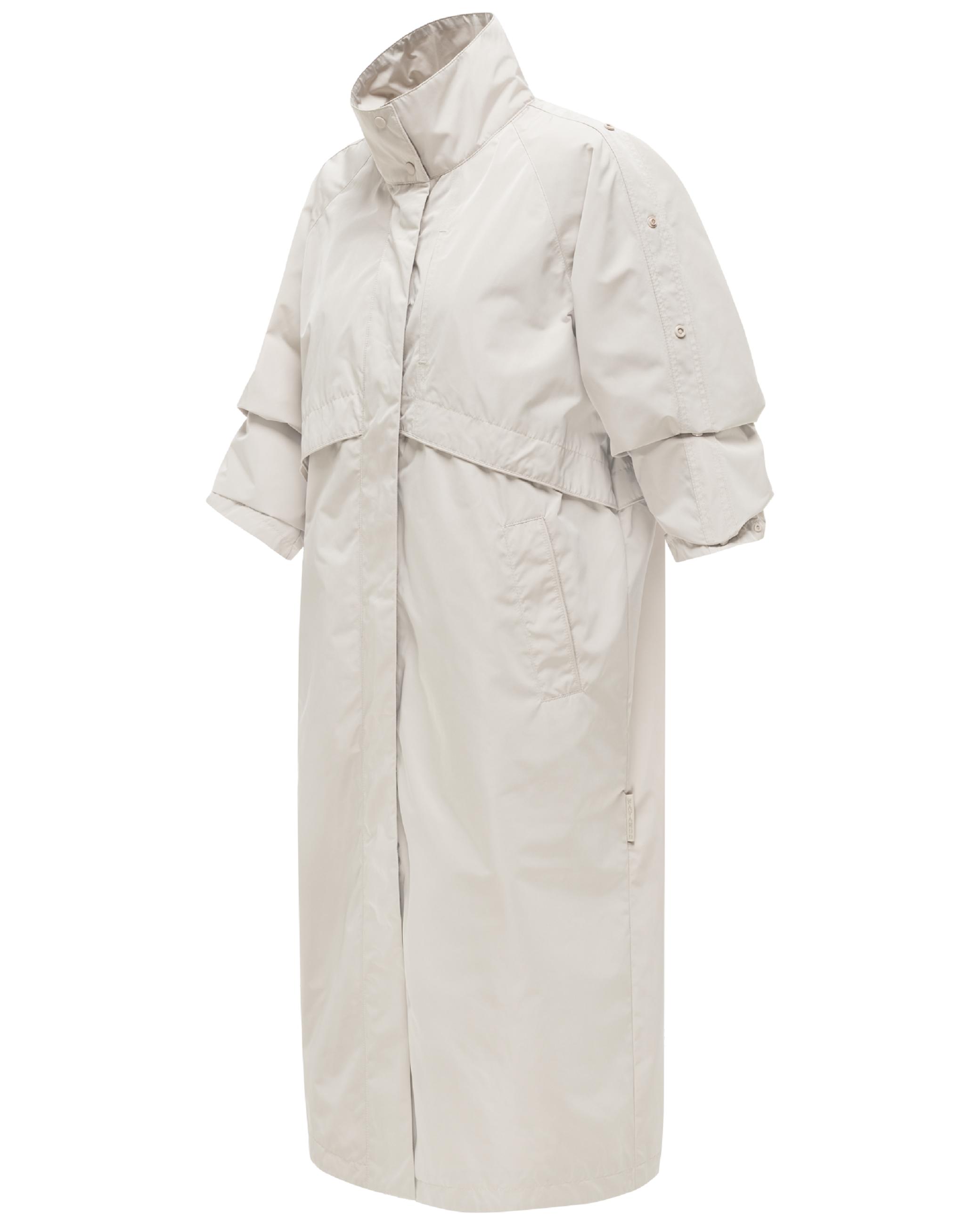 oversized Parka mit krempelbaren Ärmeln "Zenblüte 14" Bone