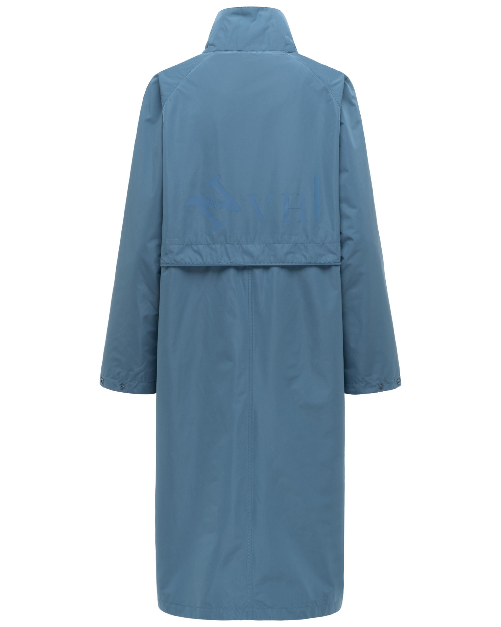 oversized Parka mit krempelbaren Ärmeln "Zenblüte 14" Dusty Blue