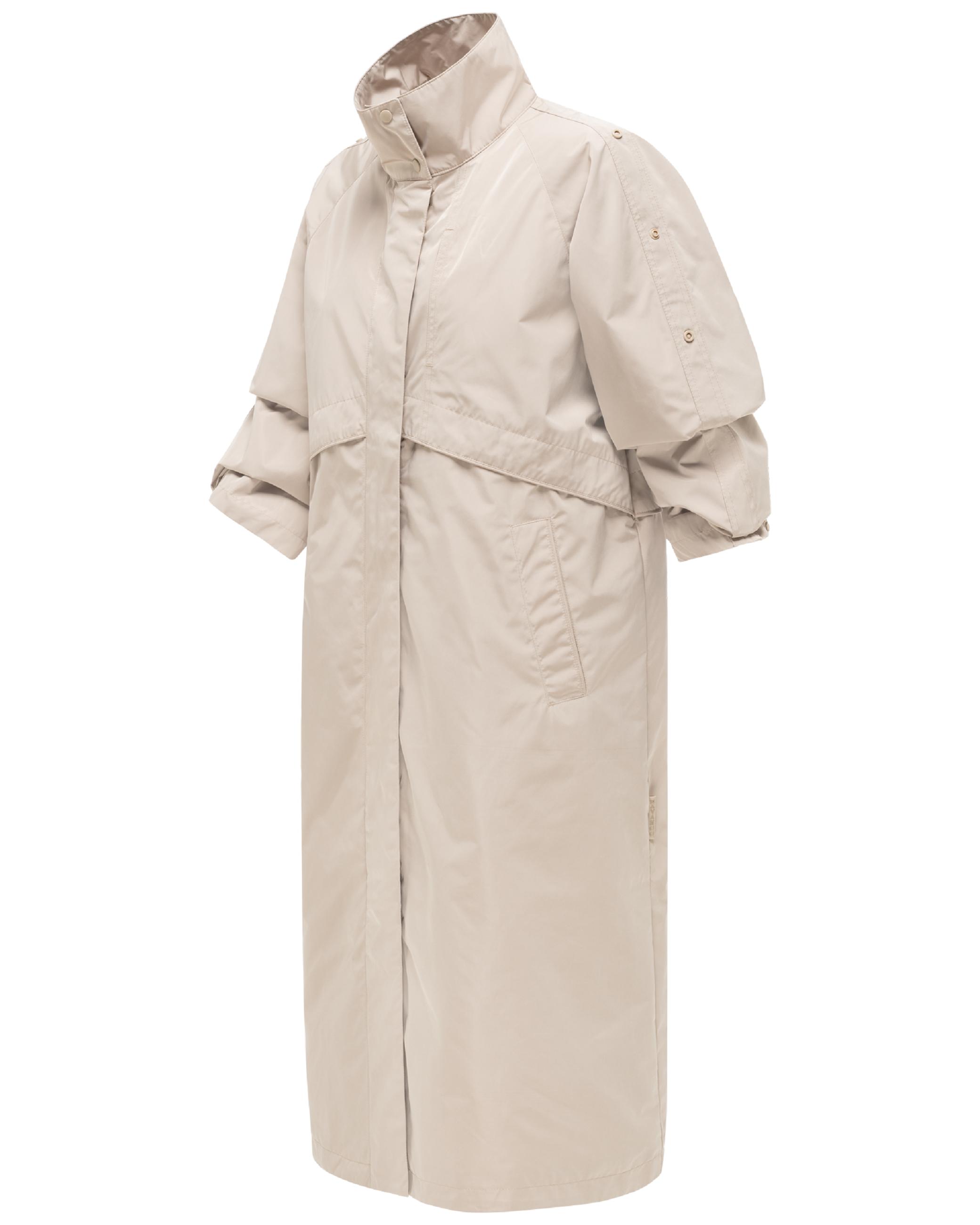 oversized Parka mit krempelbaren Ärmeln "Zenblüte 14" Light Taupe