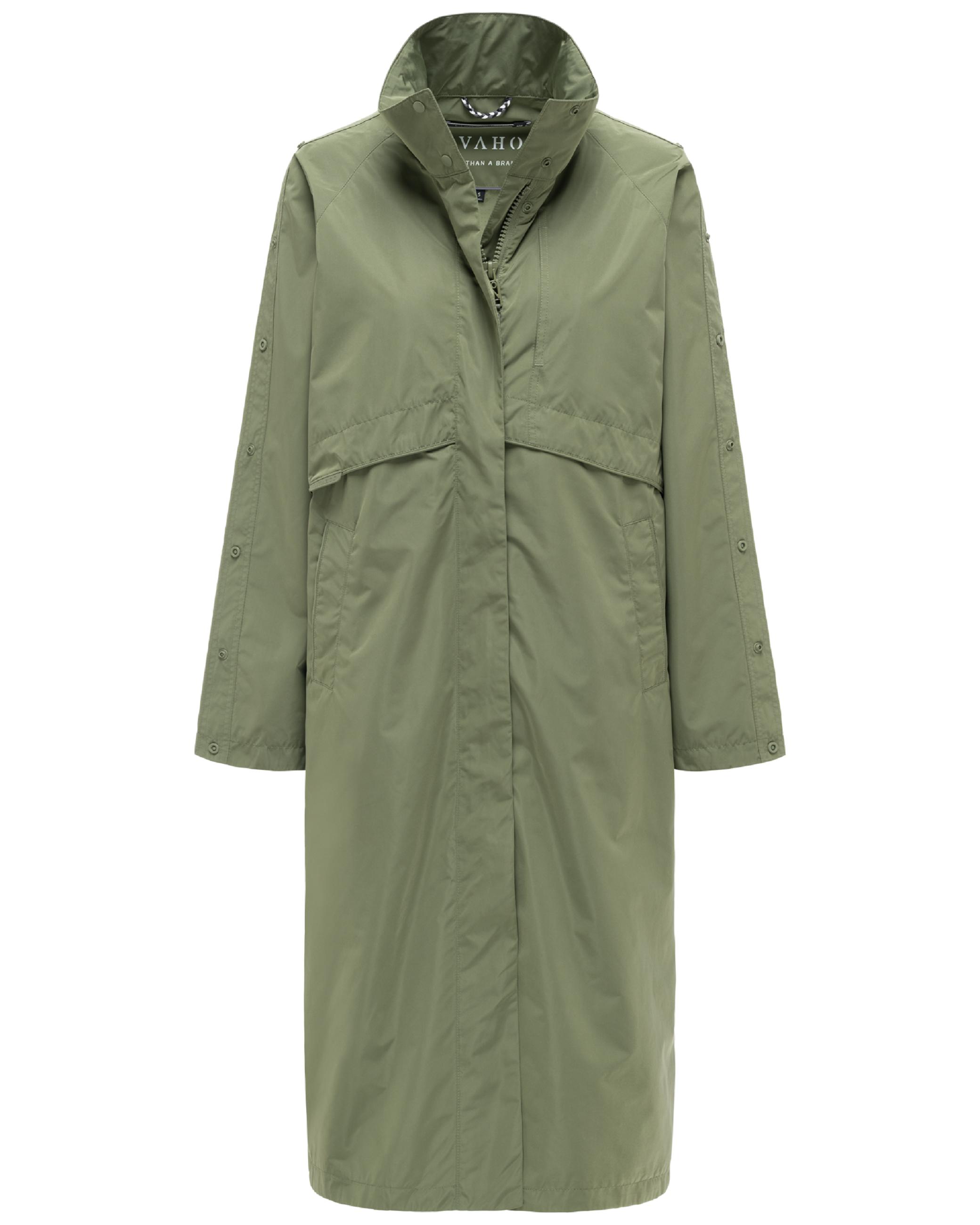 oversized Parka mit krempelbaren Ärmeln "Zenblüte 14" Olive Leaf