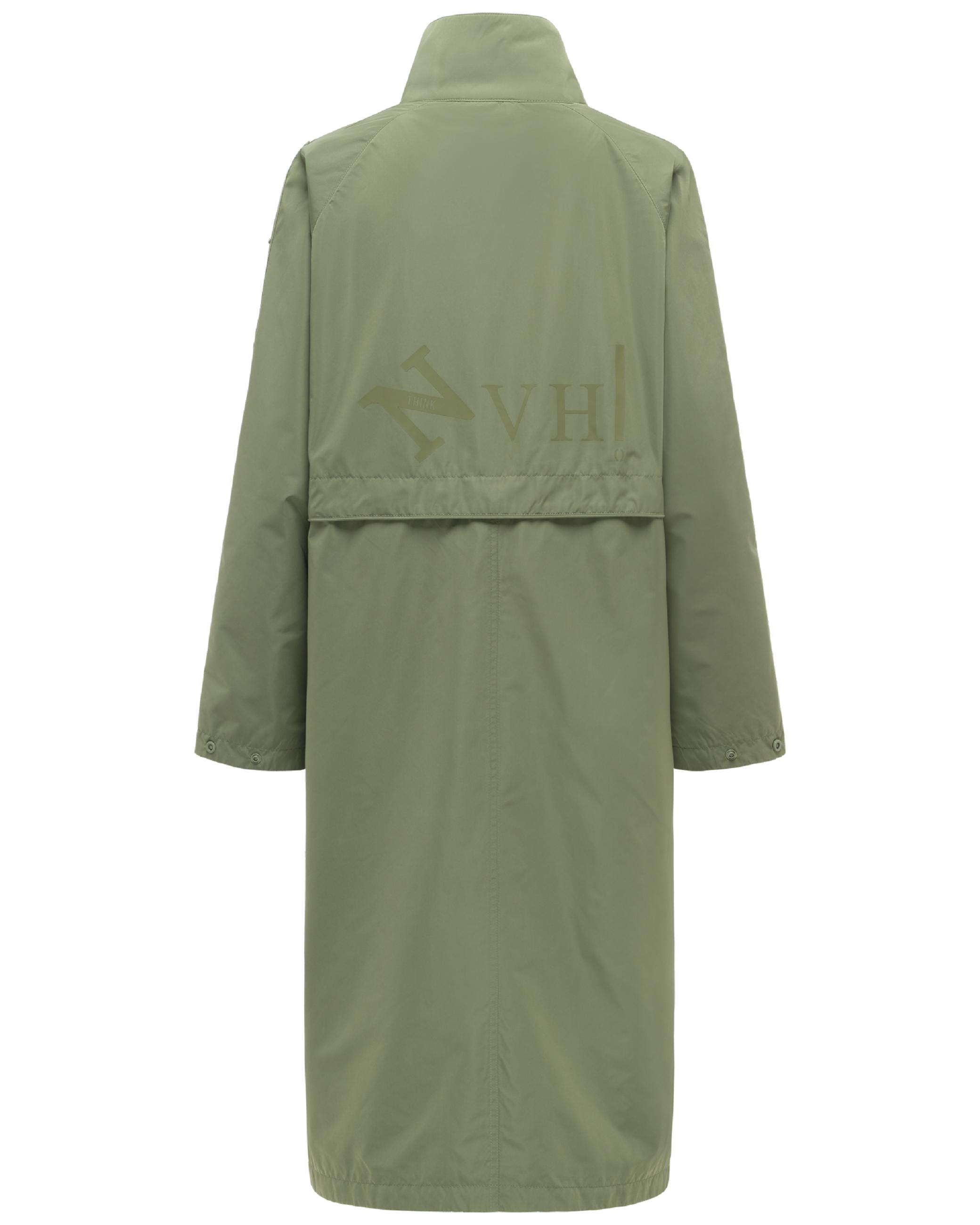 oversized Parka mit krempelbaren Ärmeln "Zenblüte 14" Olive Leaf