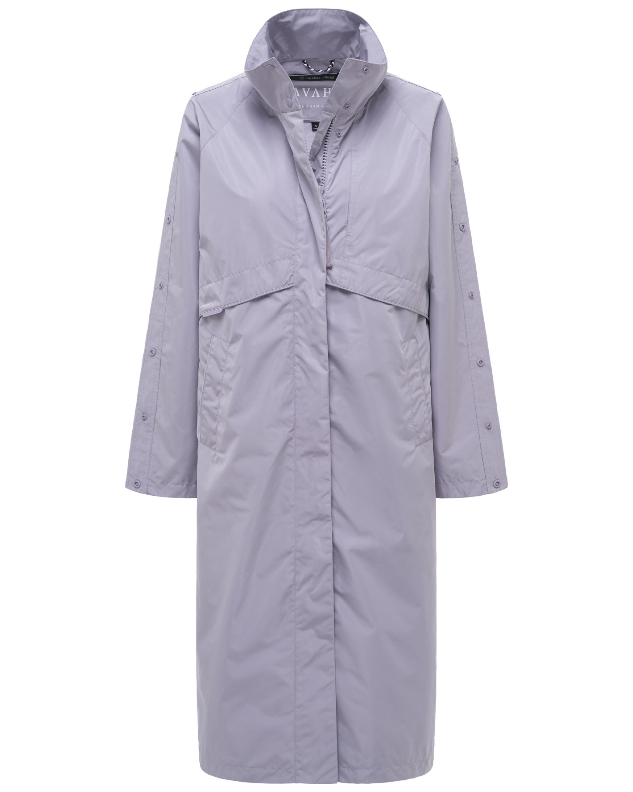 oversized Parka mit krempelbaren Ärmeln "Zenblüte 14" Powder Lilac