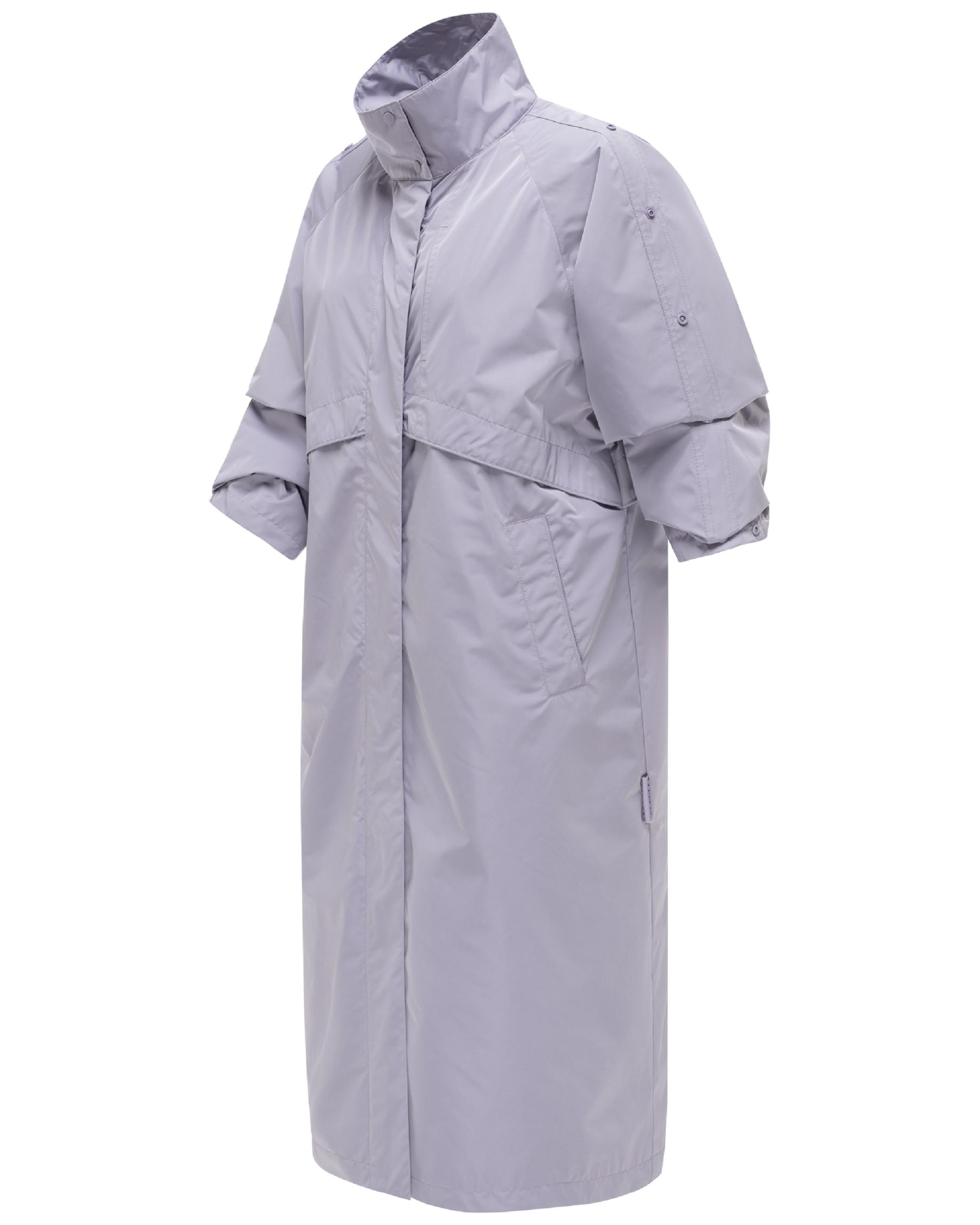 oversized Parka mit krempelbaren Ärmeln "Zenblüte 14" Powder Lilac