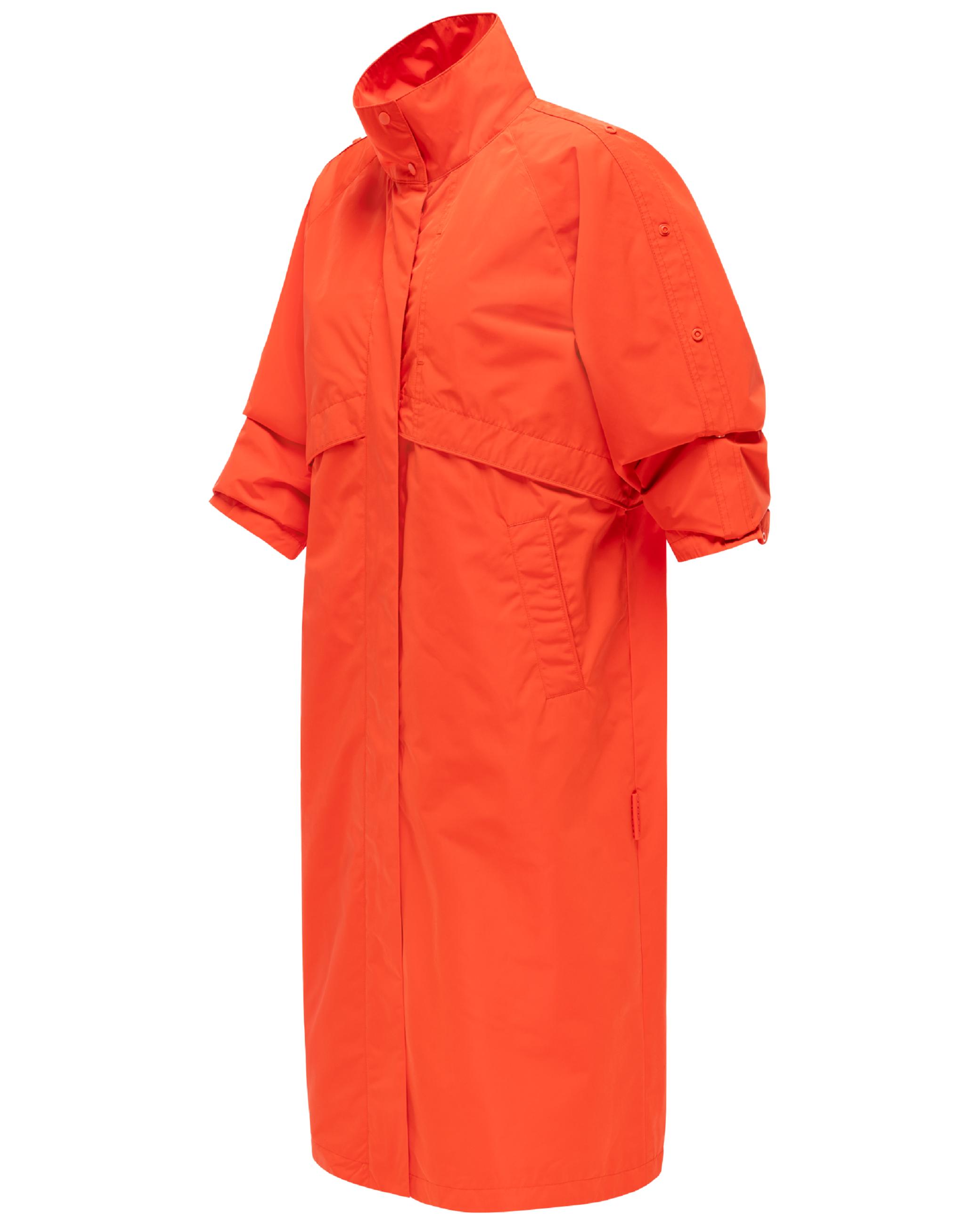 oversized Parka mit krempelbaren Ärmeln "Zenblüte 14" Spicy Orange