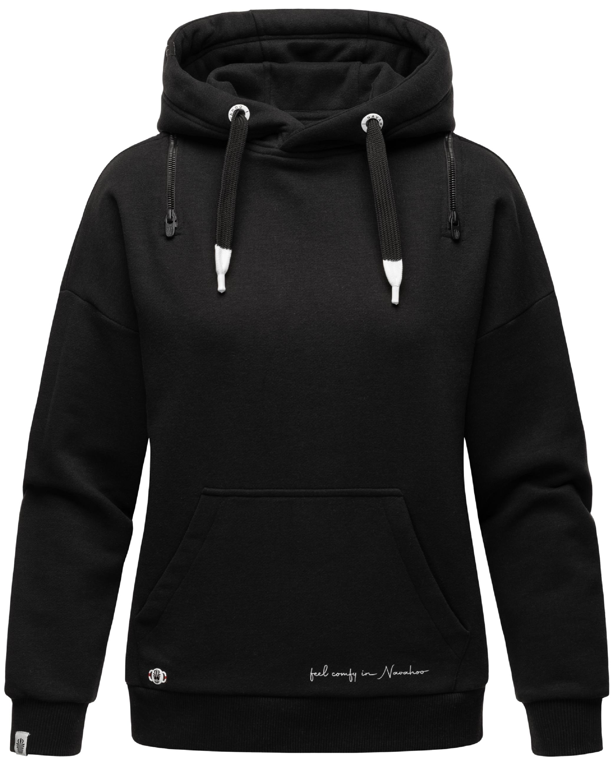 Weicher Oversize Hoodie "Zuckerbärchen" Black