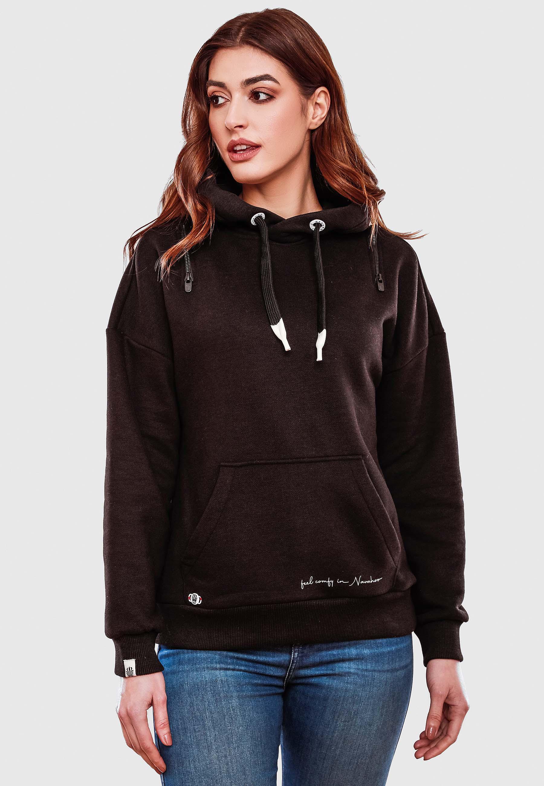 Weicher Oversize Hoodie "Zuckerbärchen" Black