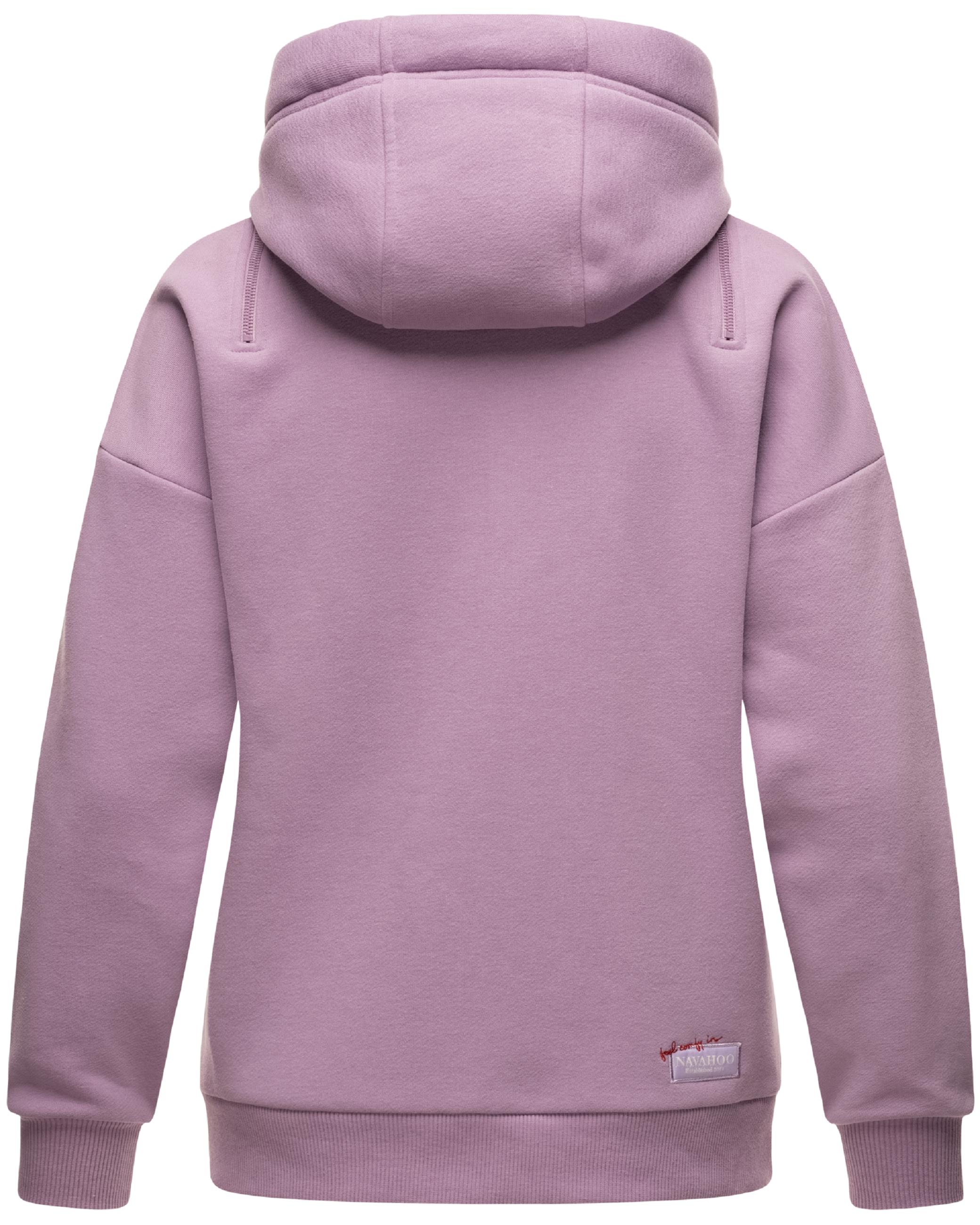 Weicher Oversize Hoodie "Zuckerbärchen" Dark Lilac