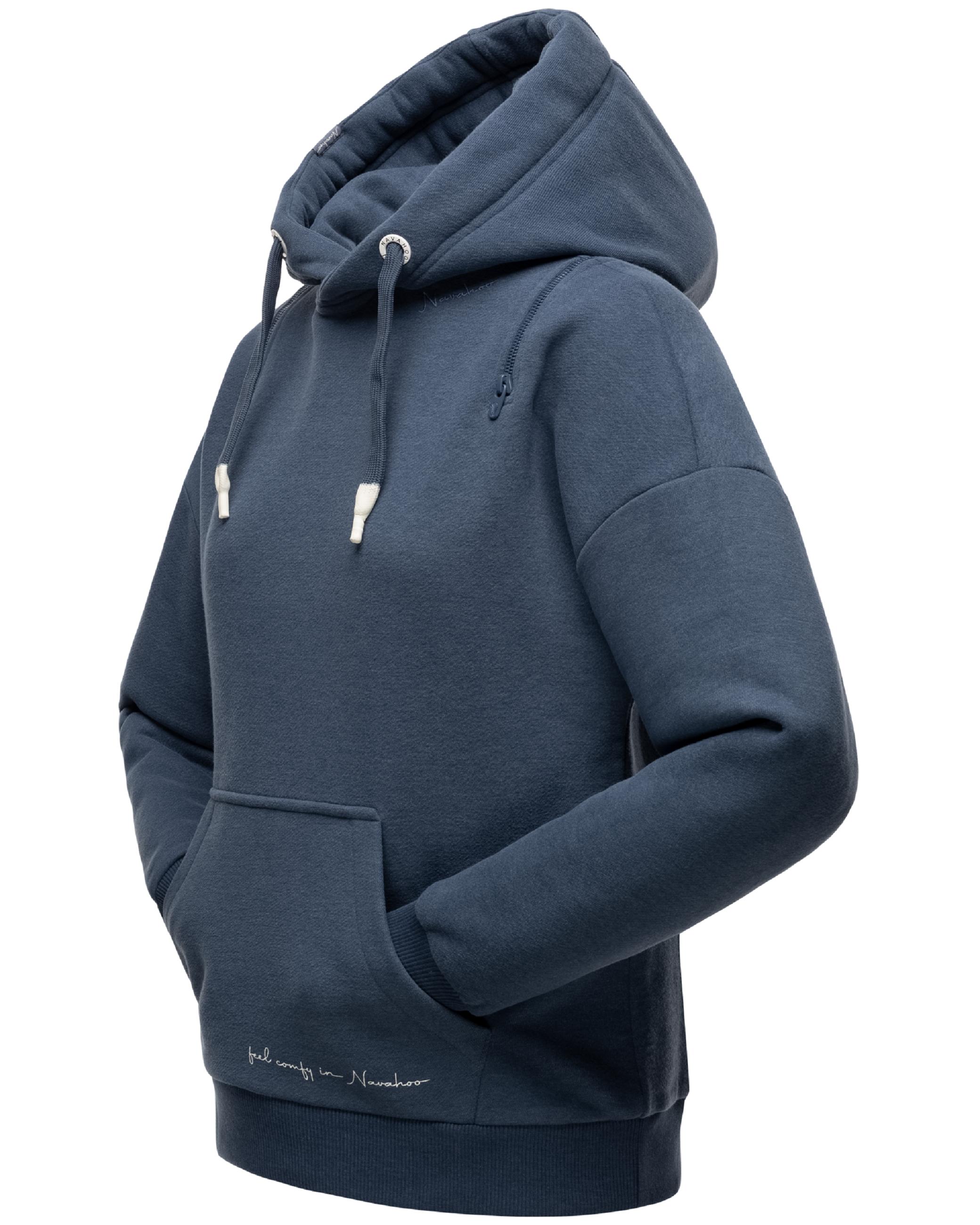 Weicher Oversize Hoodie "Zuckerbärchen" Dusty Blue