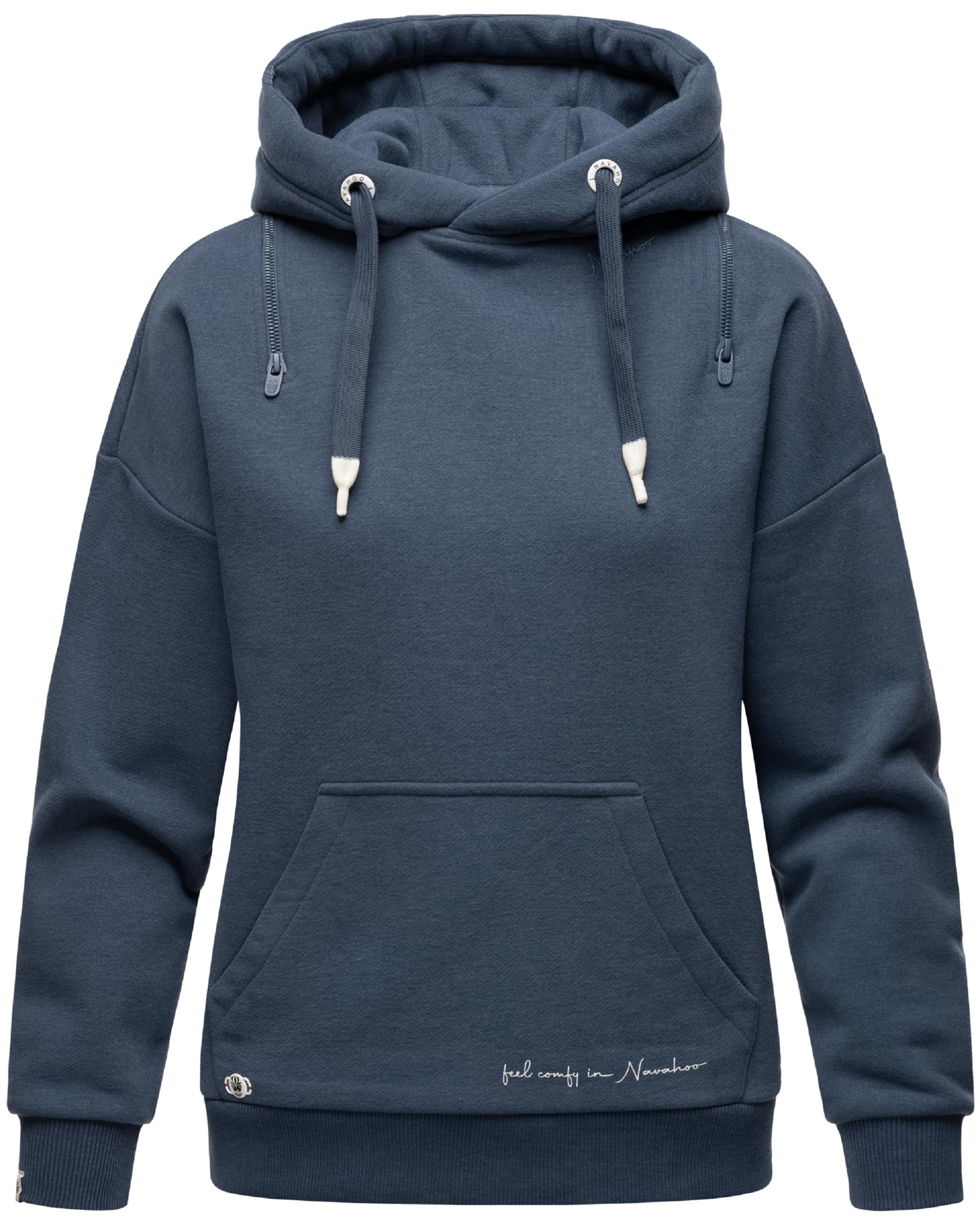 Weicher Oversize Hoodie "Zuckerbärchen" Dusty Blue