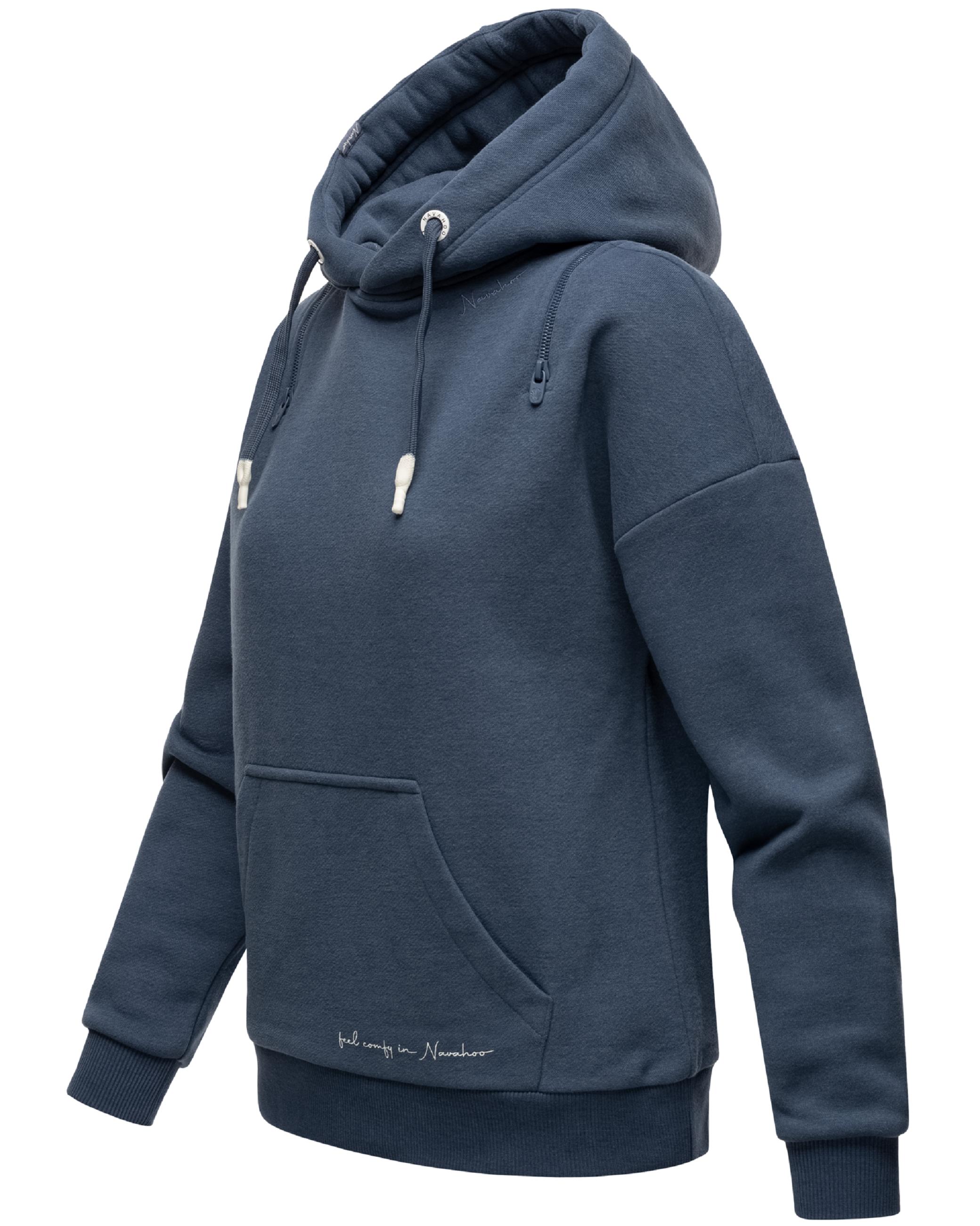 Weicher Oversize Hoodie "Zuckerbärchen" Dusty Blue