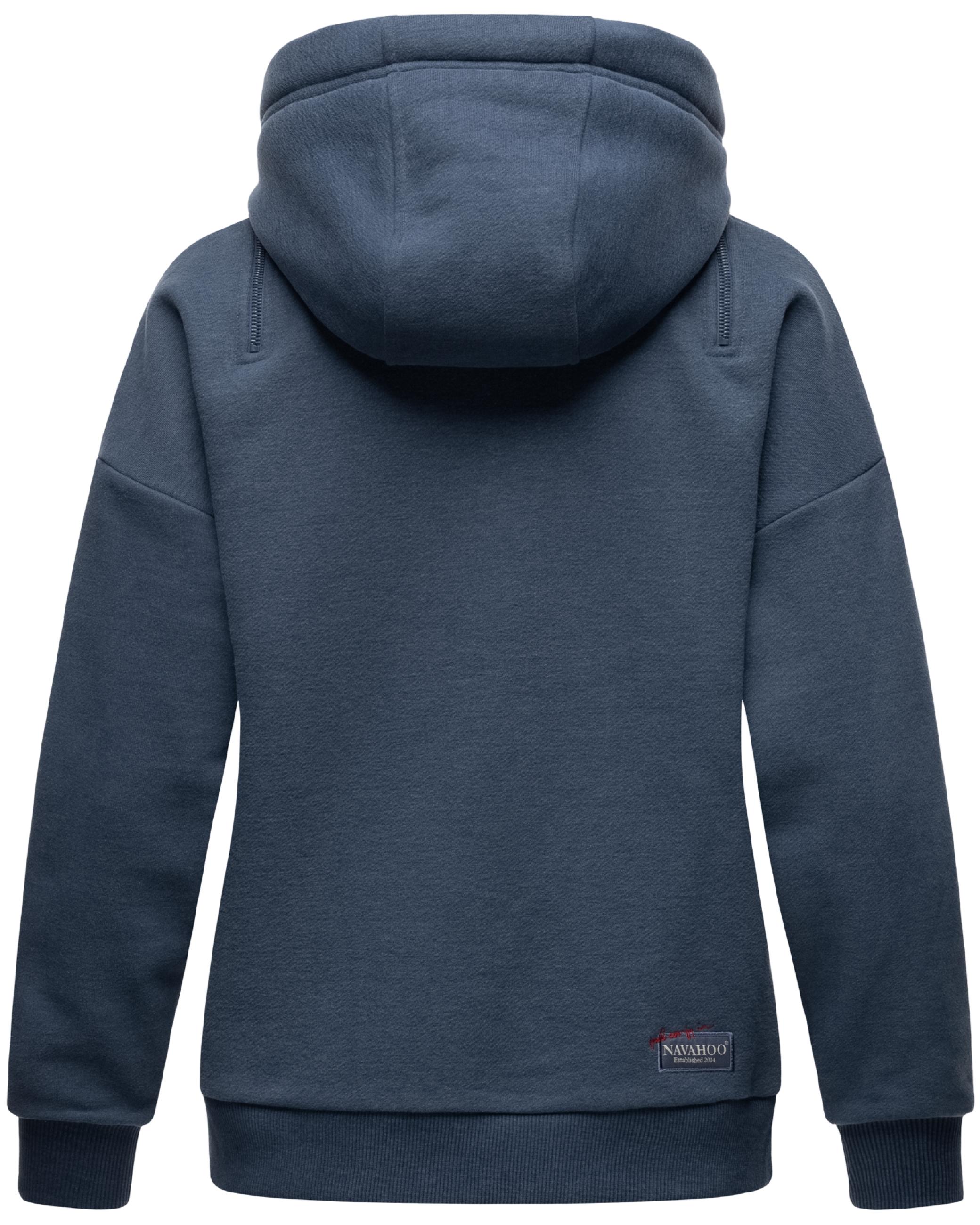 Weicher Oversize Hoodie "Zuckerbärchen" Dusty Blue