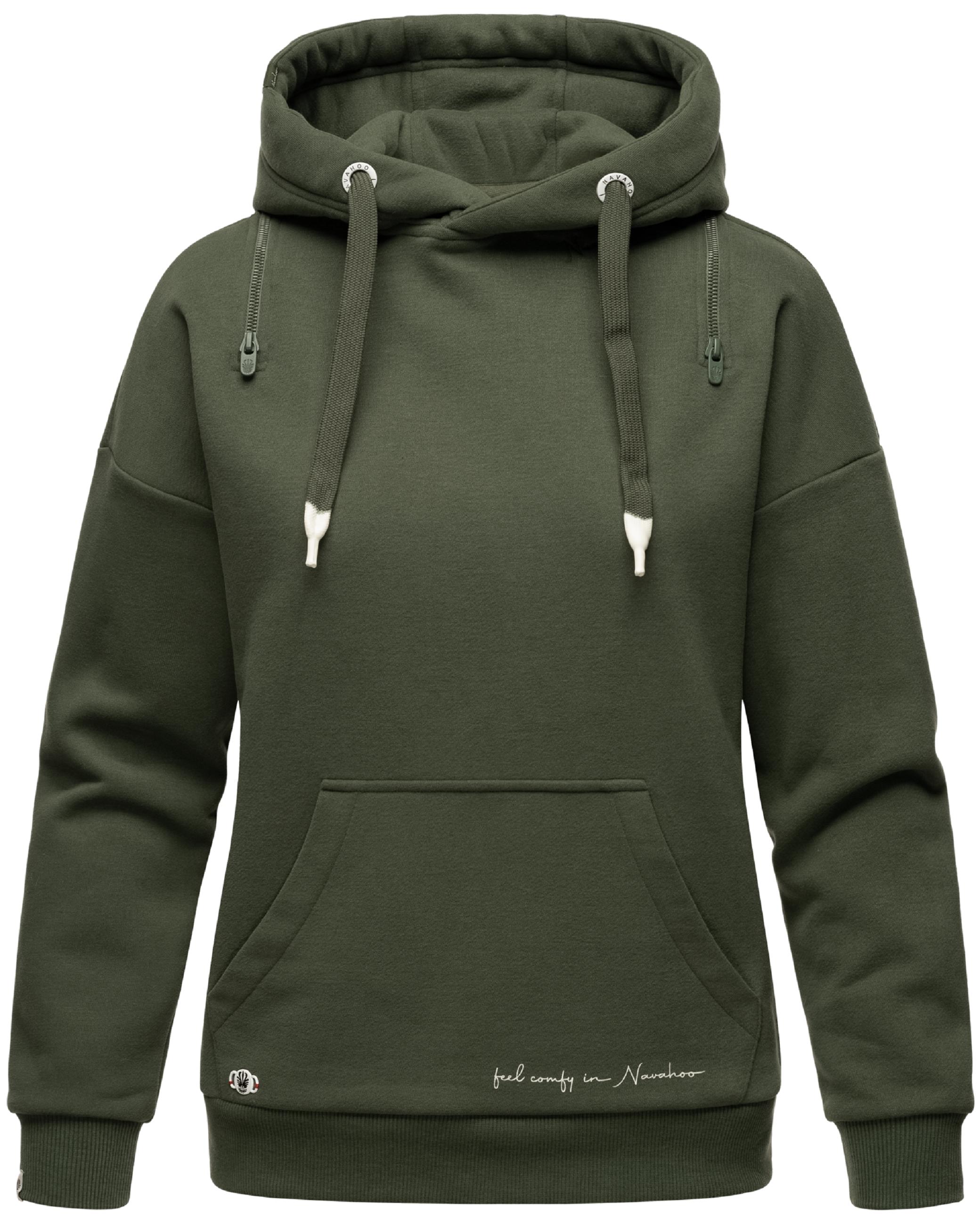 Weicher Oversize Hoodie "Zuckerbärchen" Dusty Mint Melange