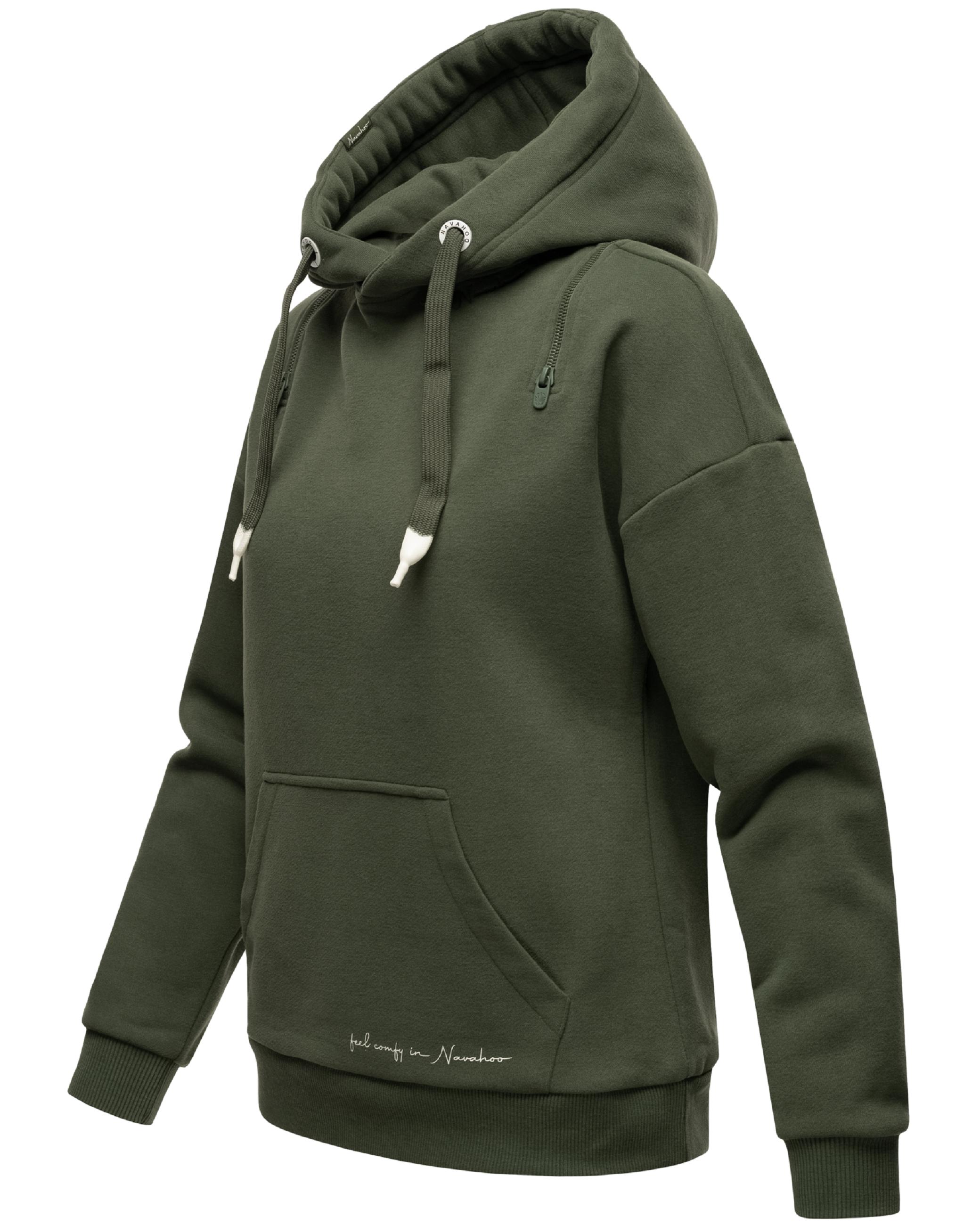 Weicher Oversize Hoodie "Zuckerbärchen" Dusty Mint Melange