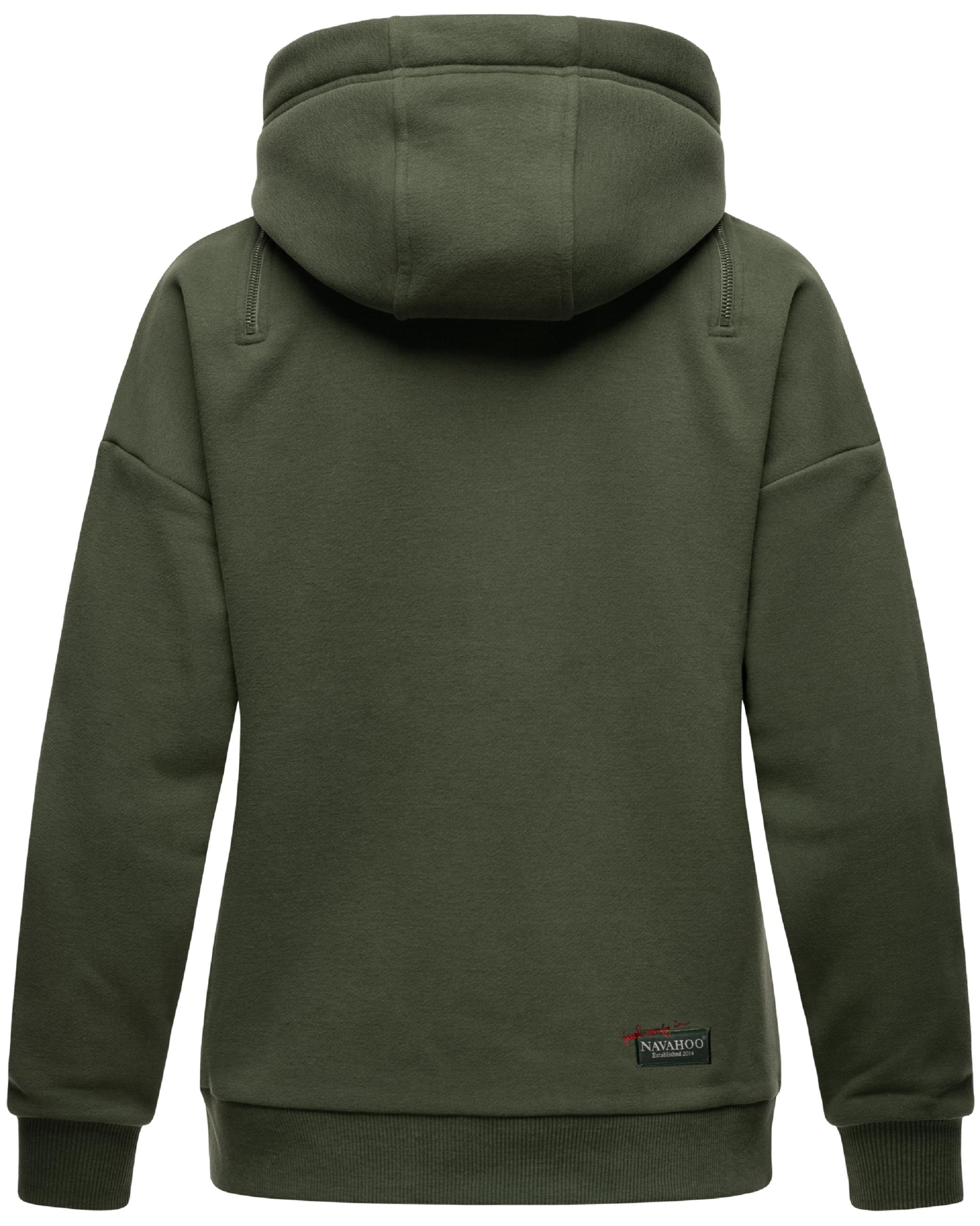 Weicher Oversize Hoodie "Zuckerbärchen" Dusty Mint Melange