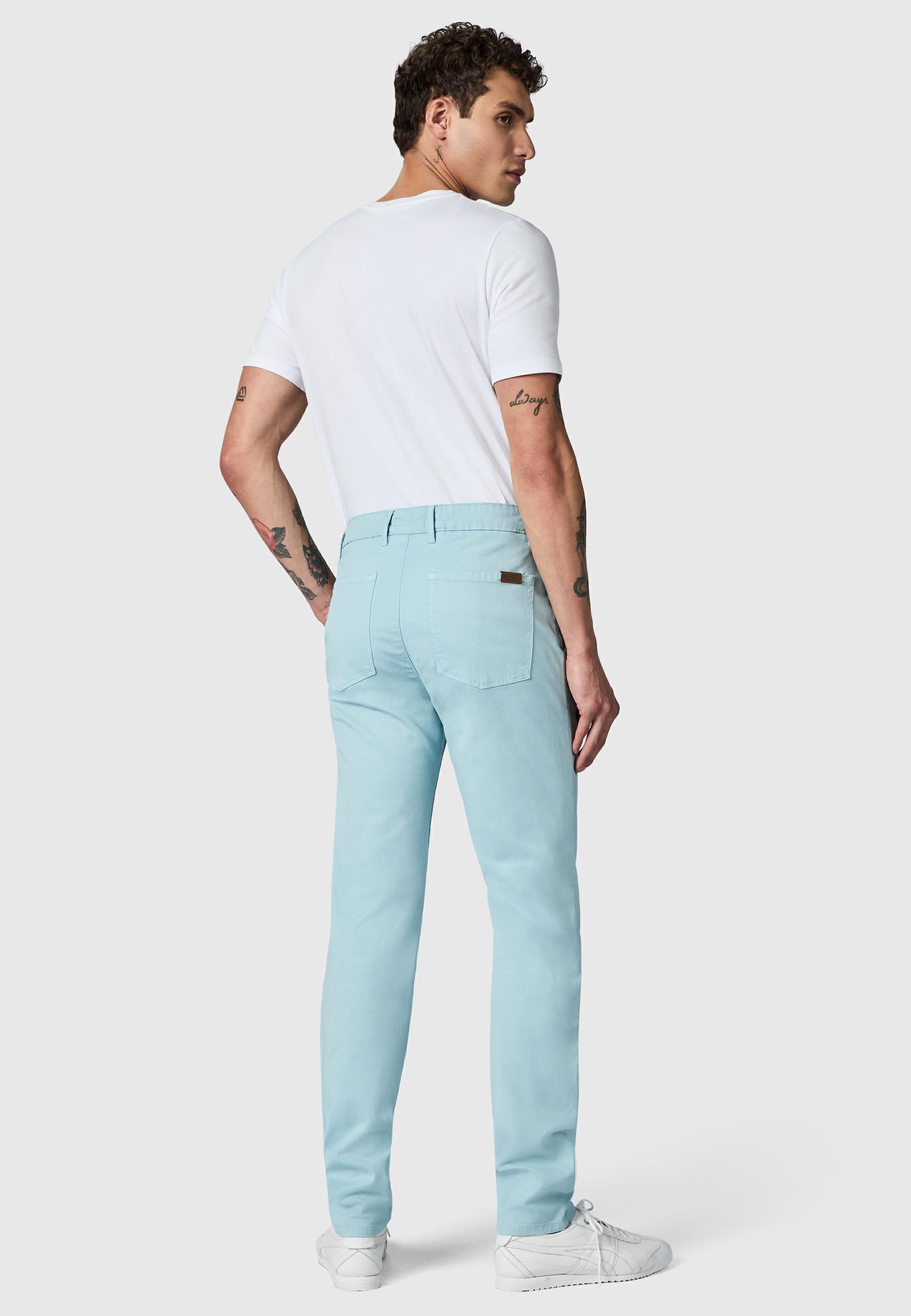 Lange Chino-Hose "Astron" Tapered Fit Ion Blue